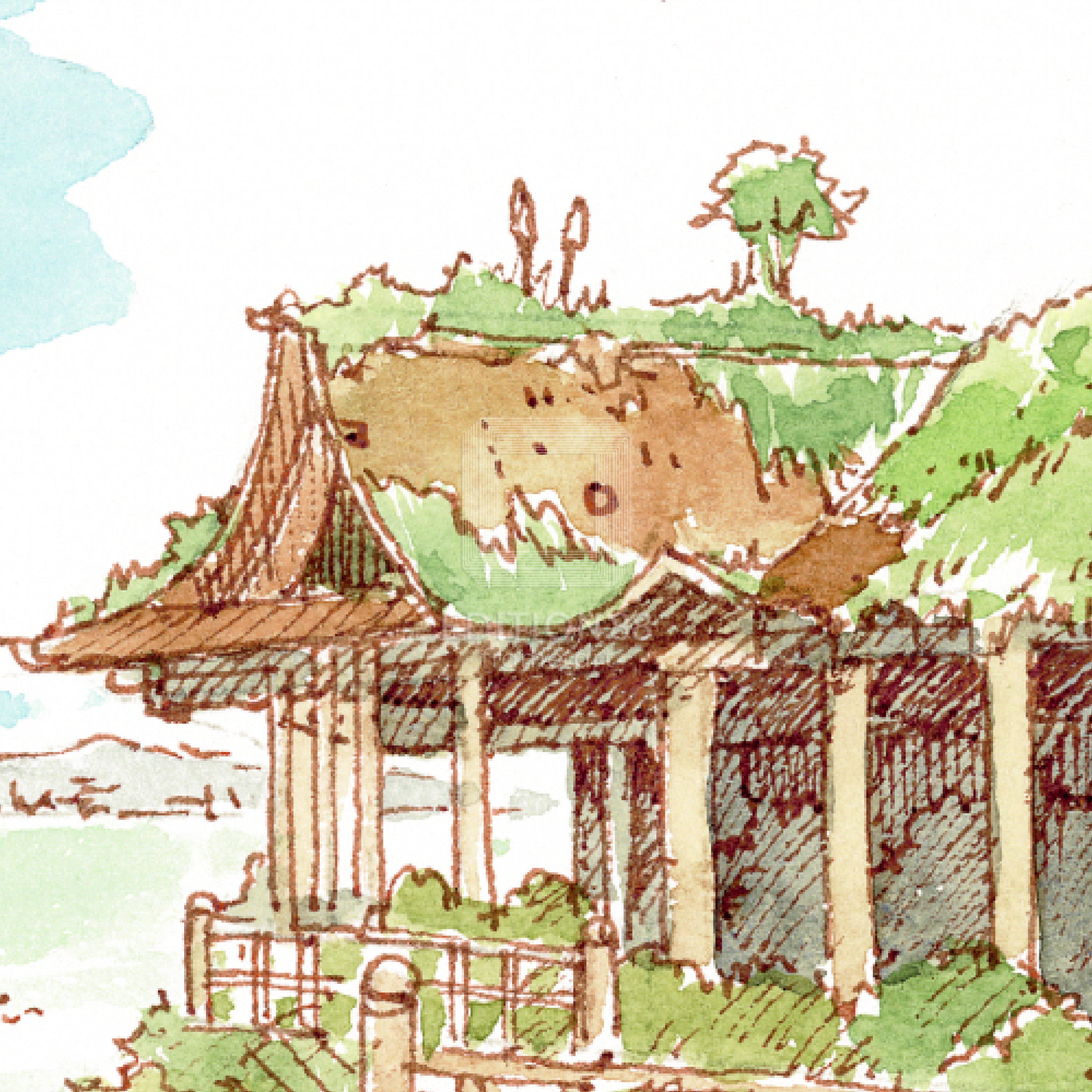 88グラフ ミニ 清水寺幻想 水彩スケッチver/ 東京幻想(直筆サイン入り / 限定25枚)