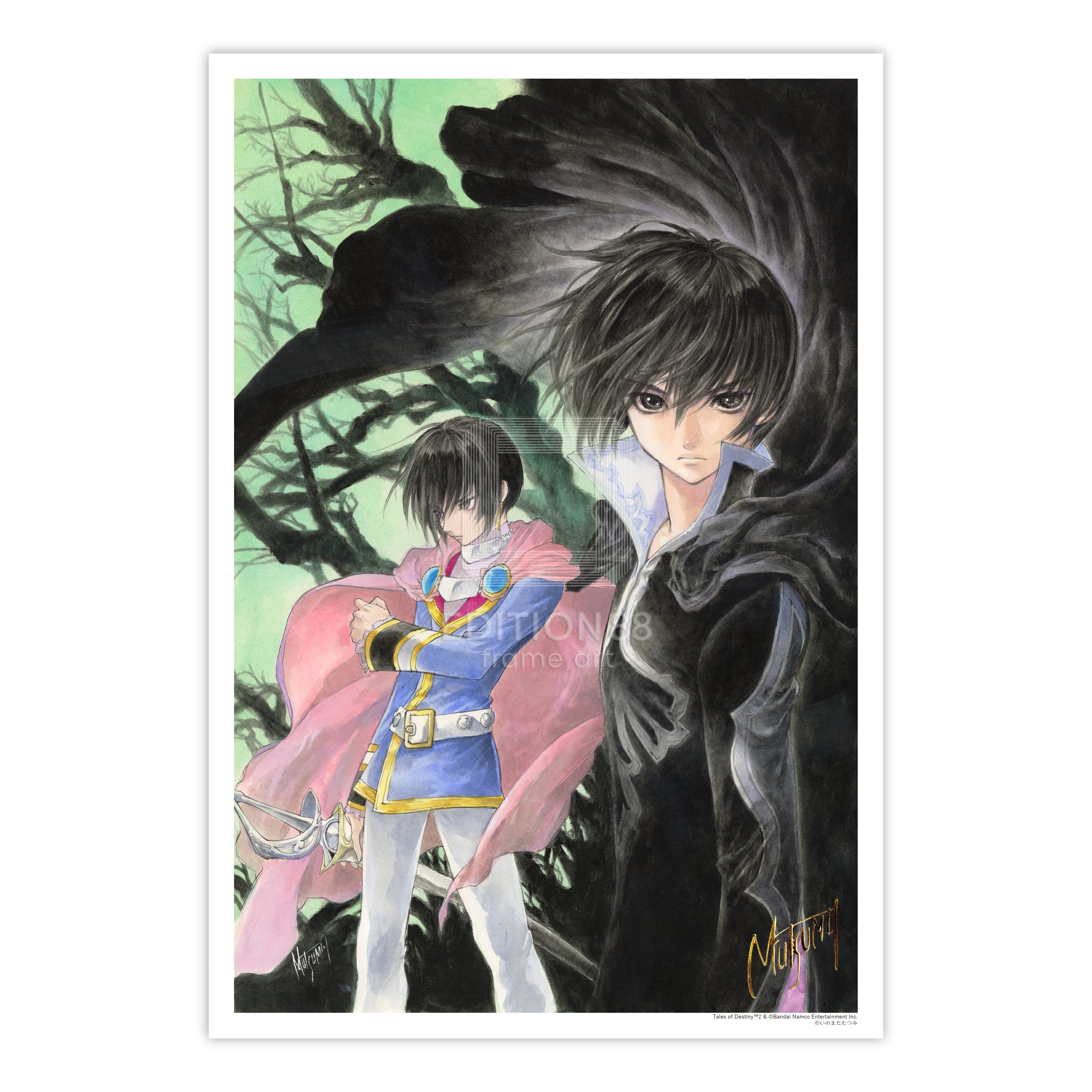「テイルズ オブ デスティニー2」88グラフ2/いのまたむつみ(箔押しサイン入り)
