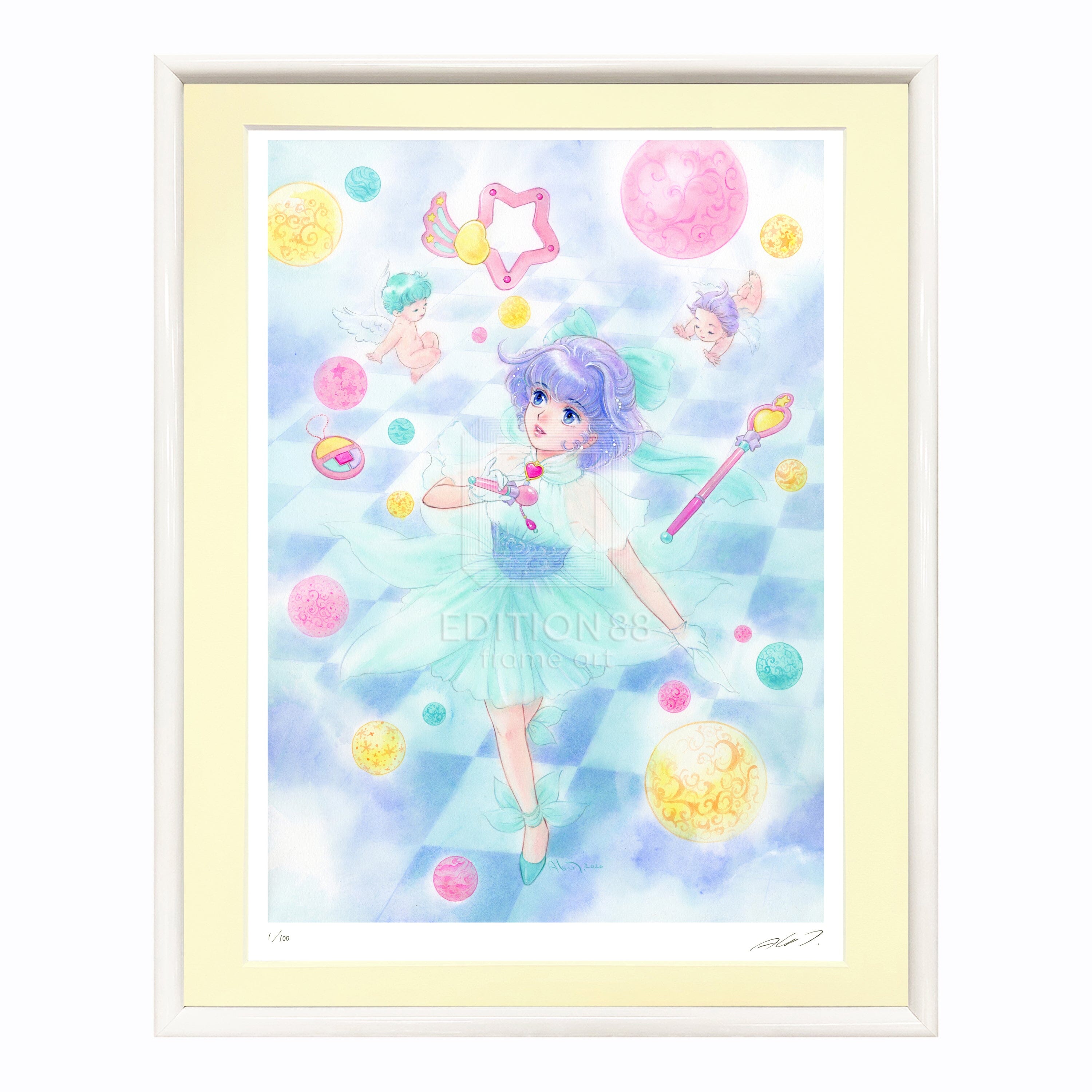 「魔法の天使クリィミーマミ」 88グラフ Creamy Xmas2020 /高田明美(直筆サイン入り / 限定100枚) 88グラフ Edition88