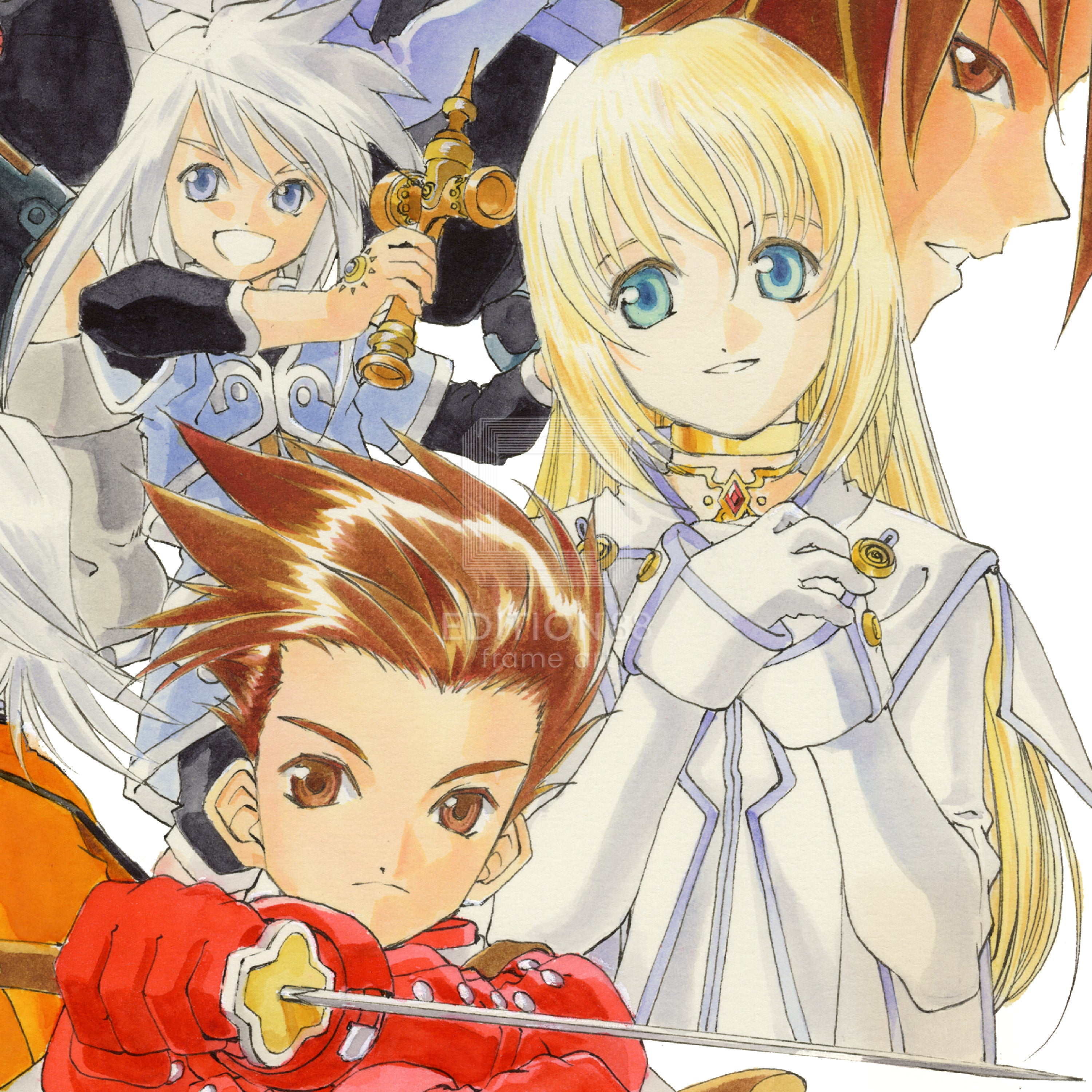 「テイルズ オブ シンフォニア 」88グラフ1/藤島康介(箔押しサイン入り)