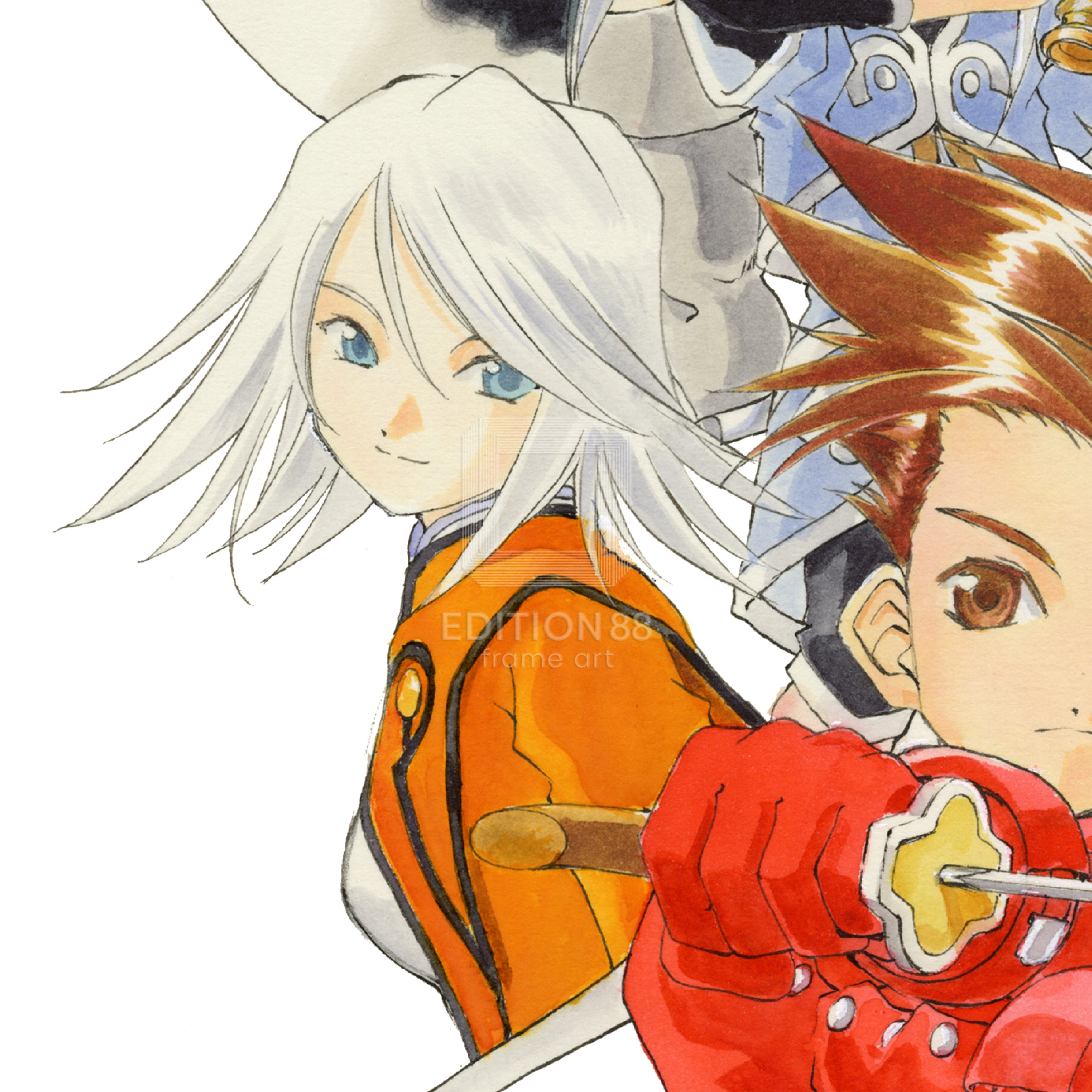 「テイルズ オブ シンフォニア 」88グラフ1/藤島康介(箔押しサイン入り)