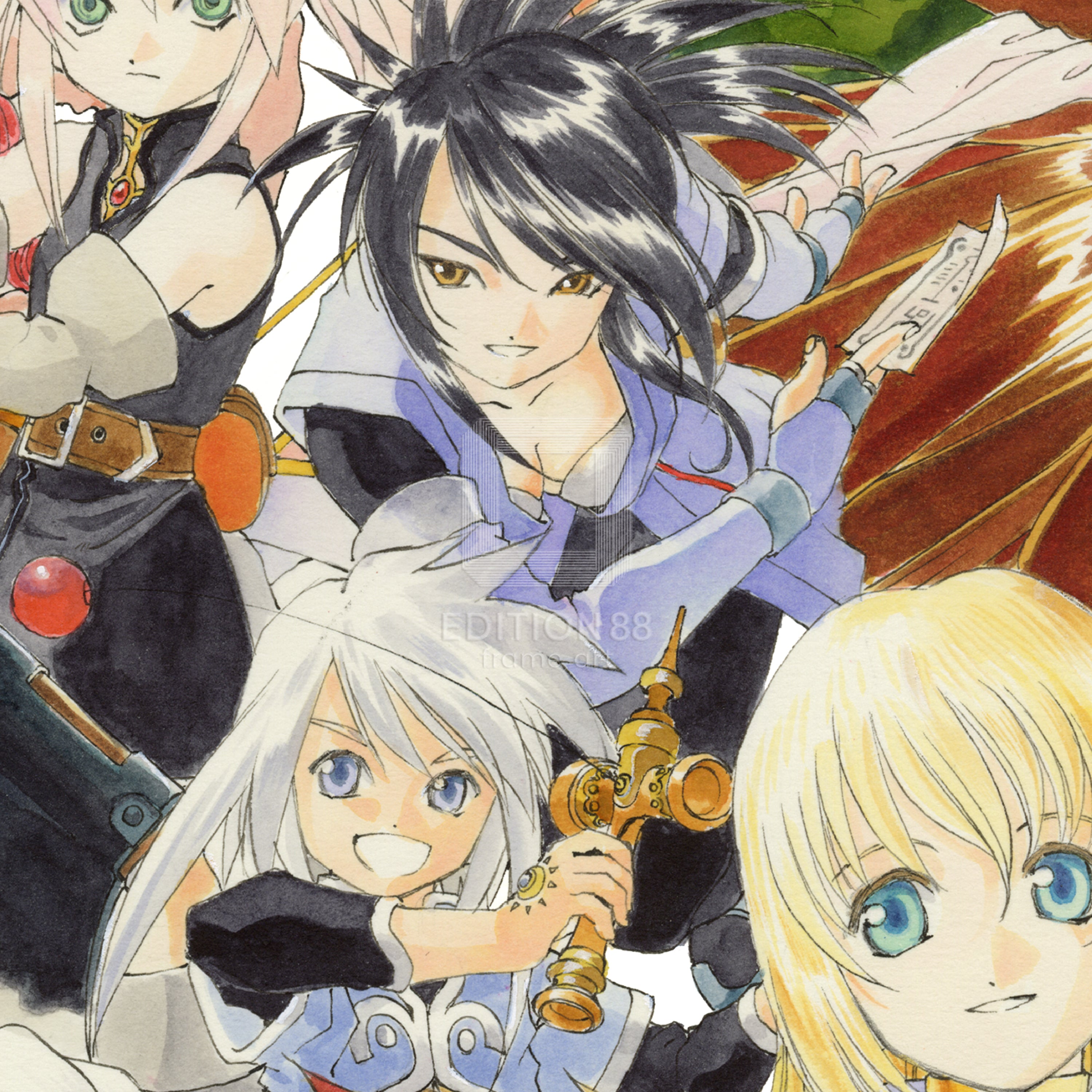 「テイルズ オブ シンフォニア 」88グラフ1/藤島康介(箔押しサイン入り)