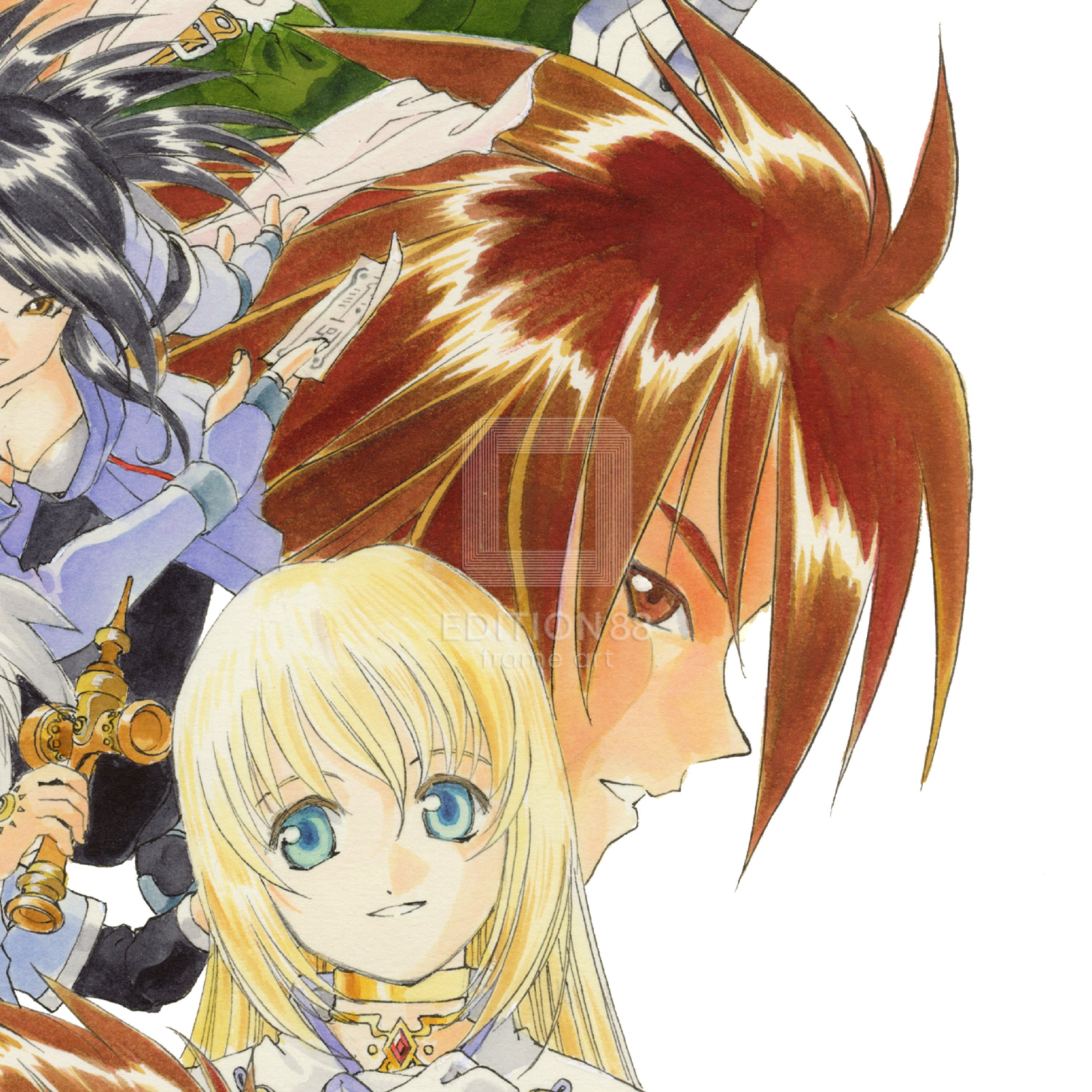 「テイルズ オブ シンフォニア 」88グラフ1/藤島康介(箔押しサイン入り)