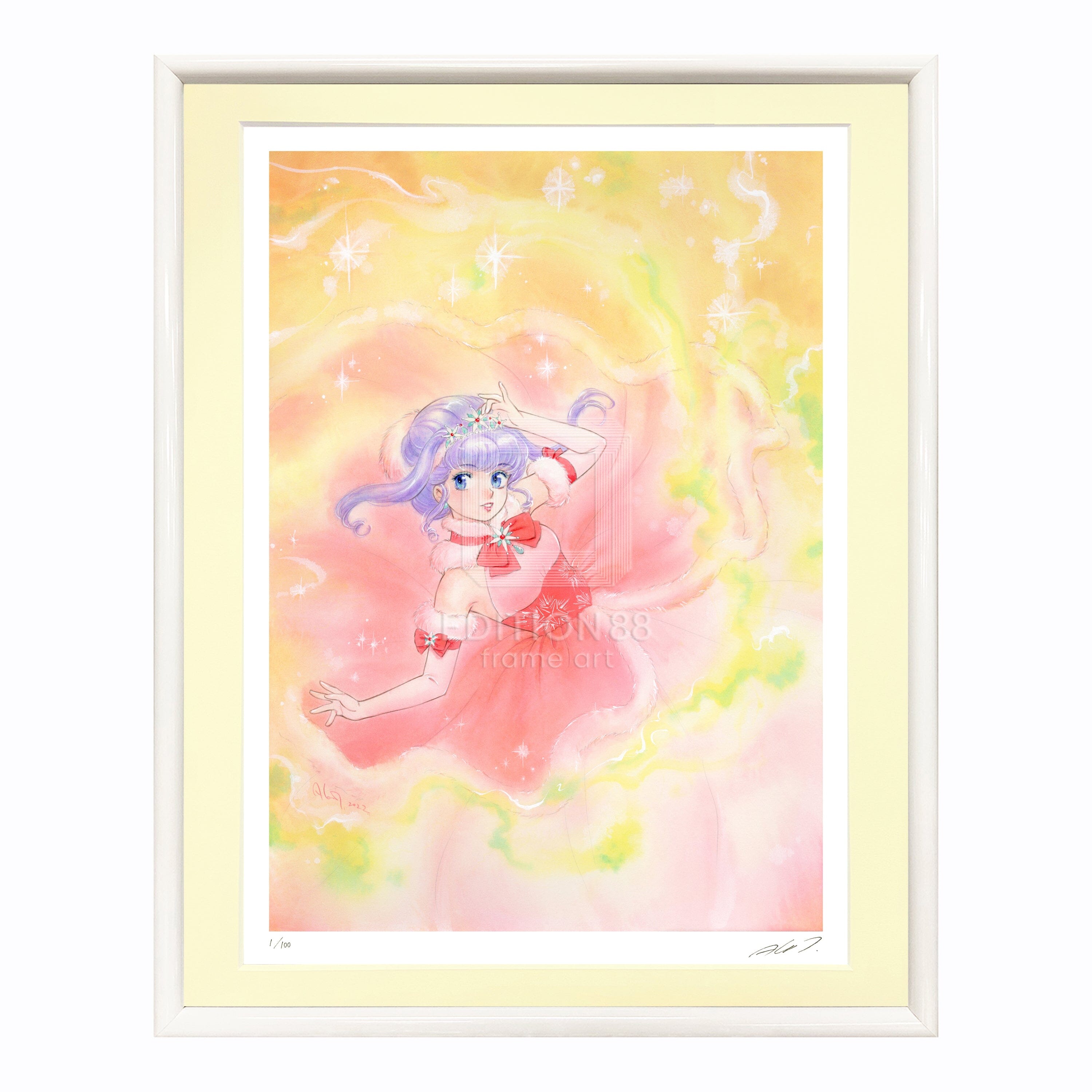 「魔法の天使 クリィミーマミ」88グラフ 星のティアラ /高田明美(直筆サイン入り / 限定100枚) 88グラフ Edition88