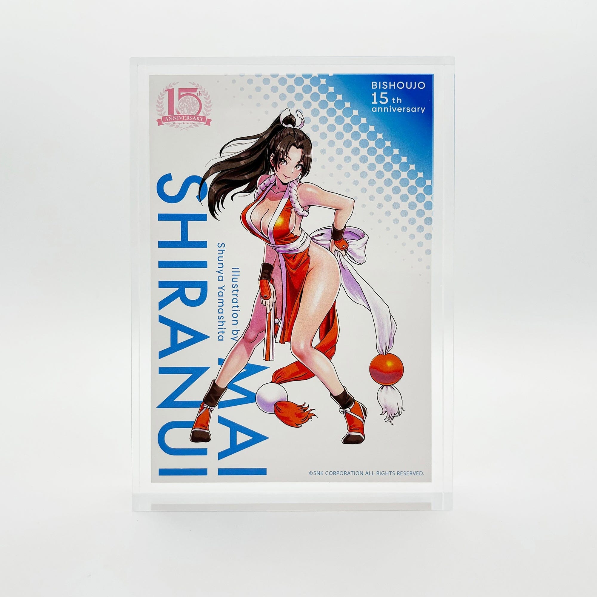「SNK 美少女」アクリルブロック 不知火舞/山下しゅんや アクリルブロック Edition88