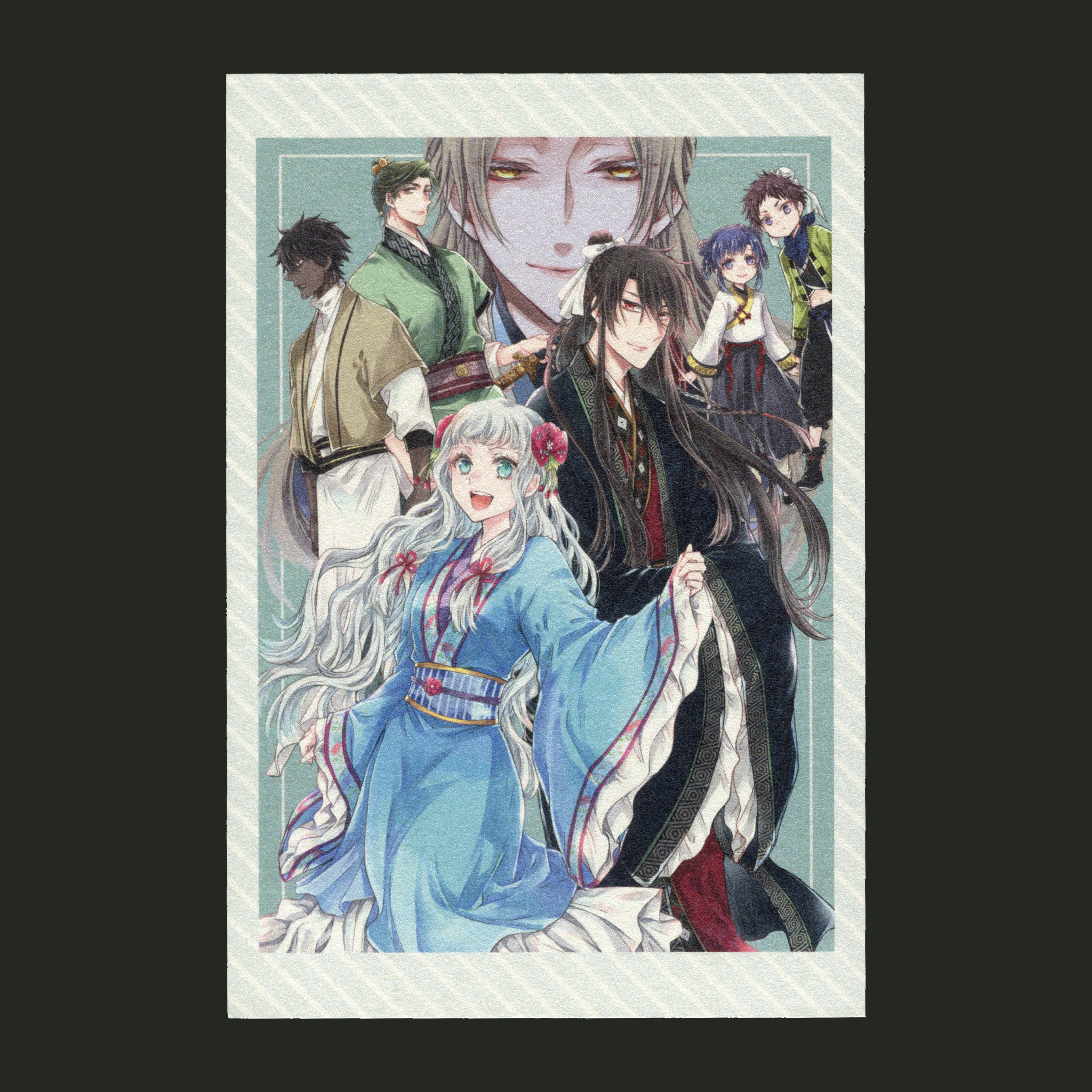 『ASUKA創刊40+1周年』アートカード3枚セット「月華国奇医伝」/ひむか透留