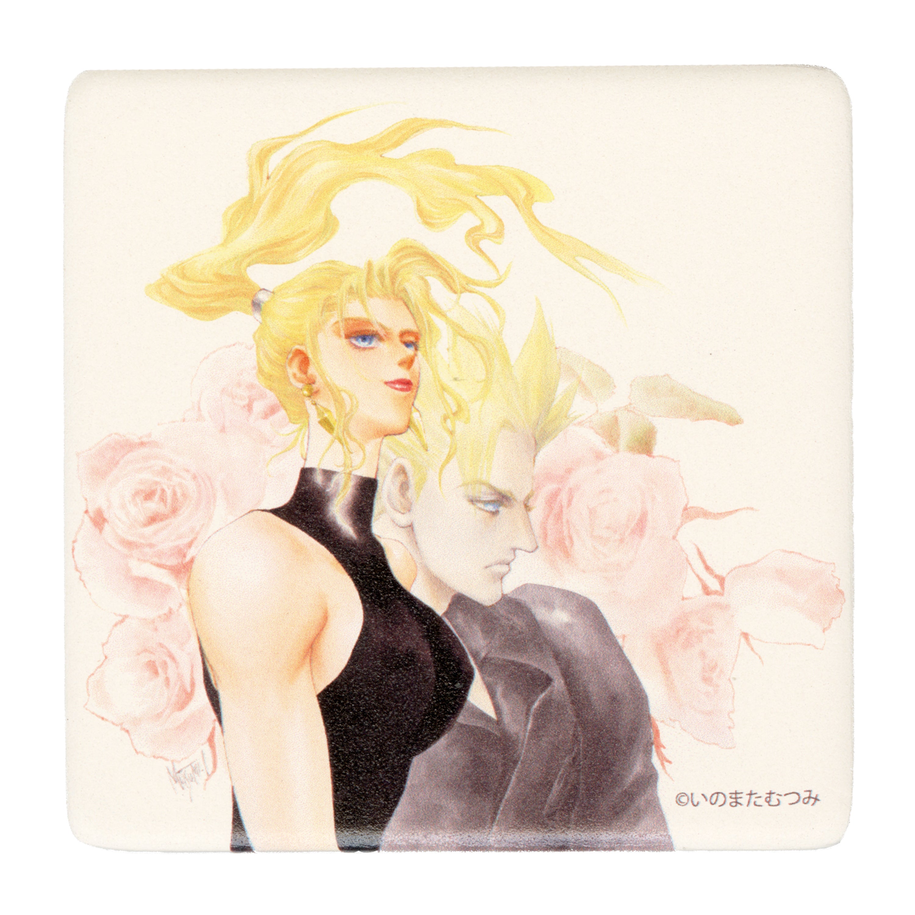 アートタイル「Pink Rose」/いのまたむつみ