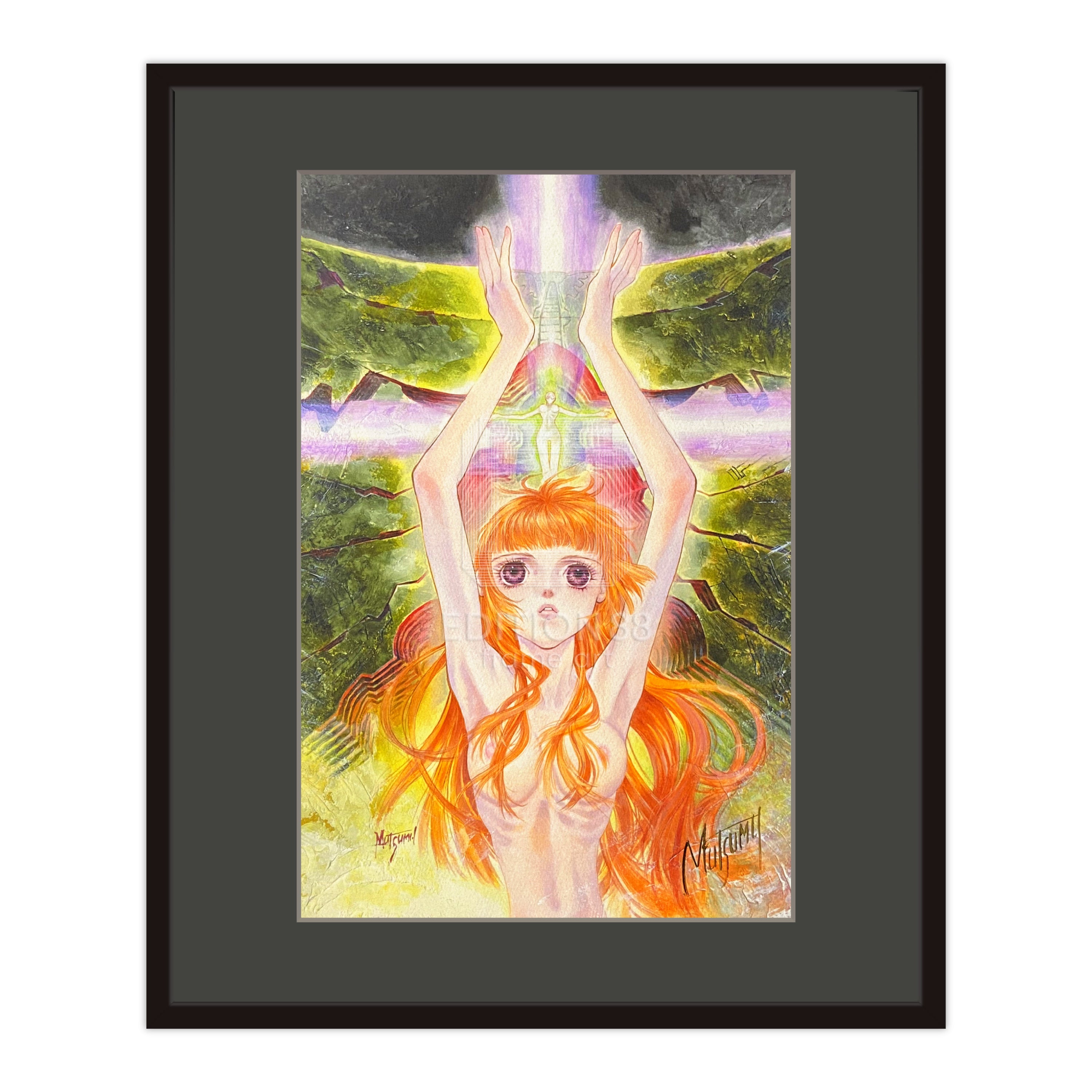 「ブレンパワード」88グラフ3/いのまたむつみ(箔押しサイン入り)