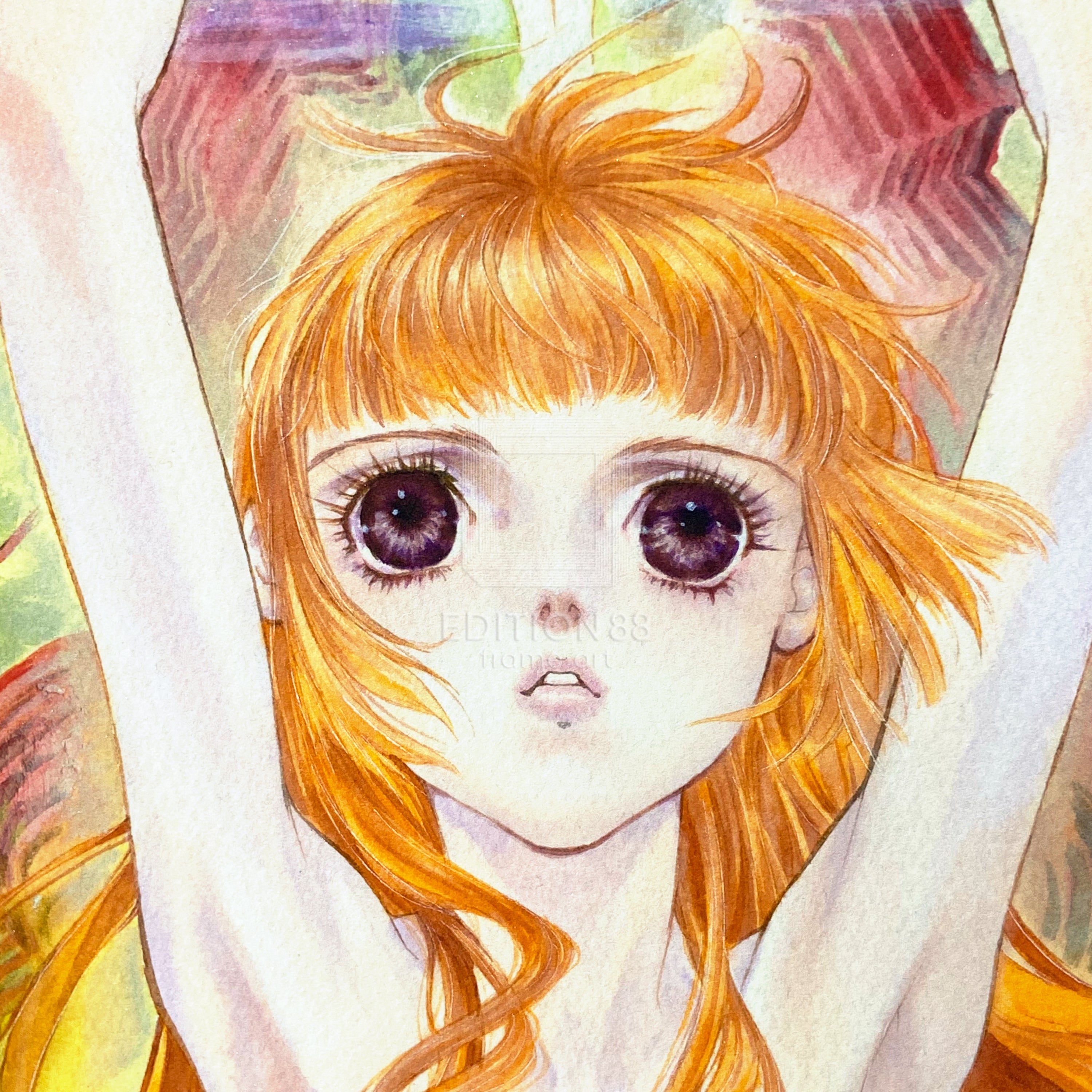 「ブレンパワード」88グラフ3/いのまたむつみ(箔押しサイン入り)