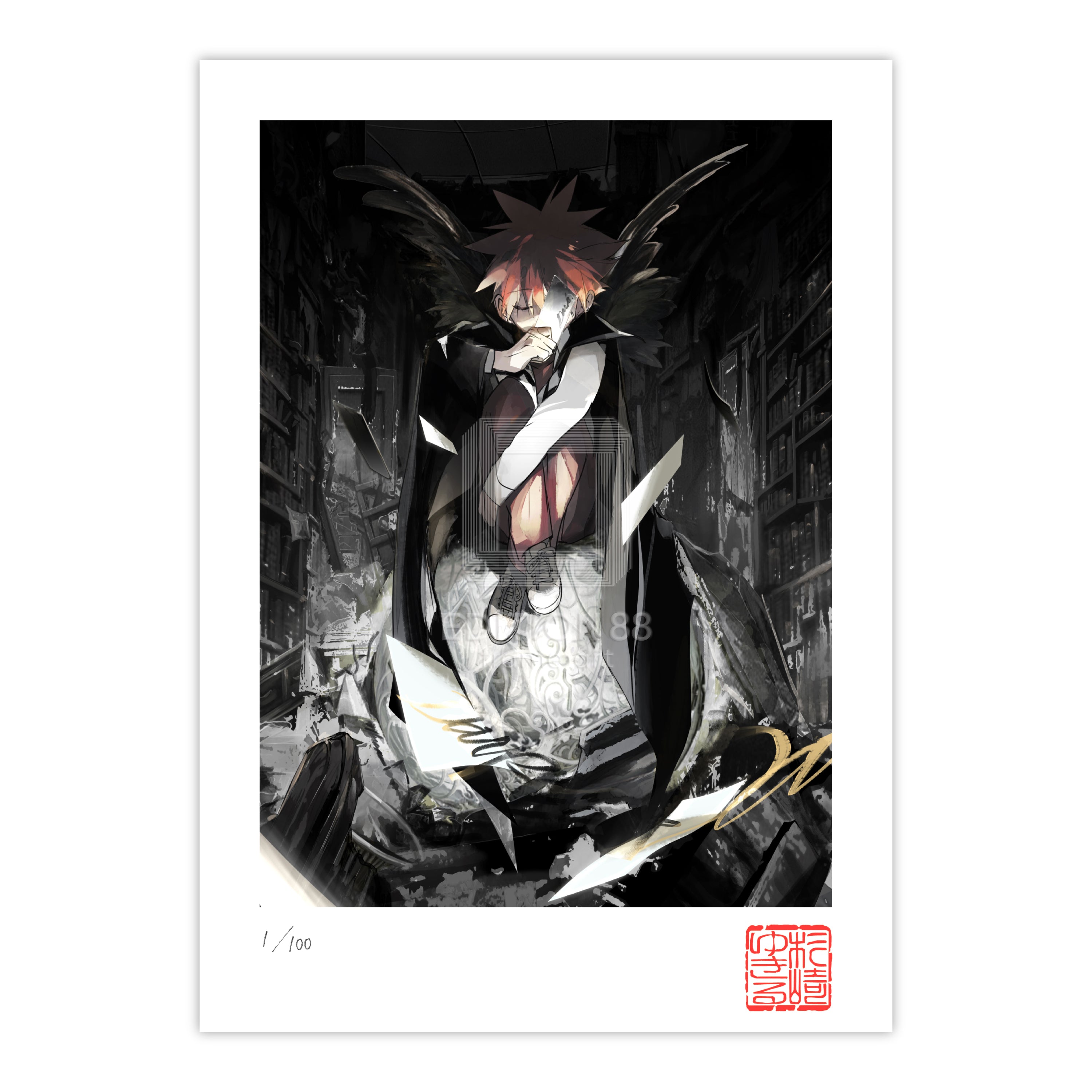 「D・N・ANGEL」88グラフ ミニ7/ 杉崎ゆきる(落款入り/限定100枚)