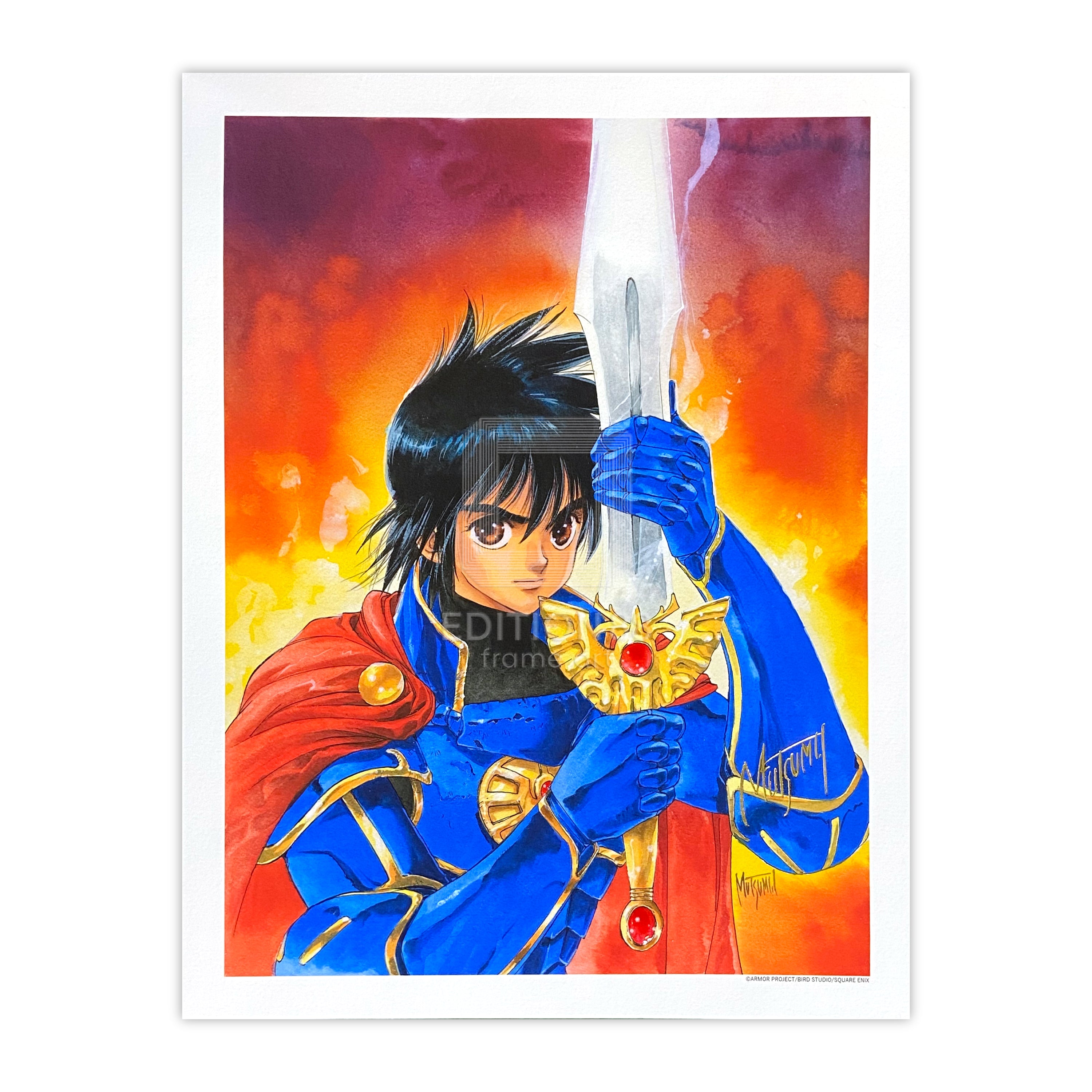 「小説ドラゴンクエストⅠ」88グラフ/いのまたむつみ(箔押しサイン入り)