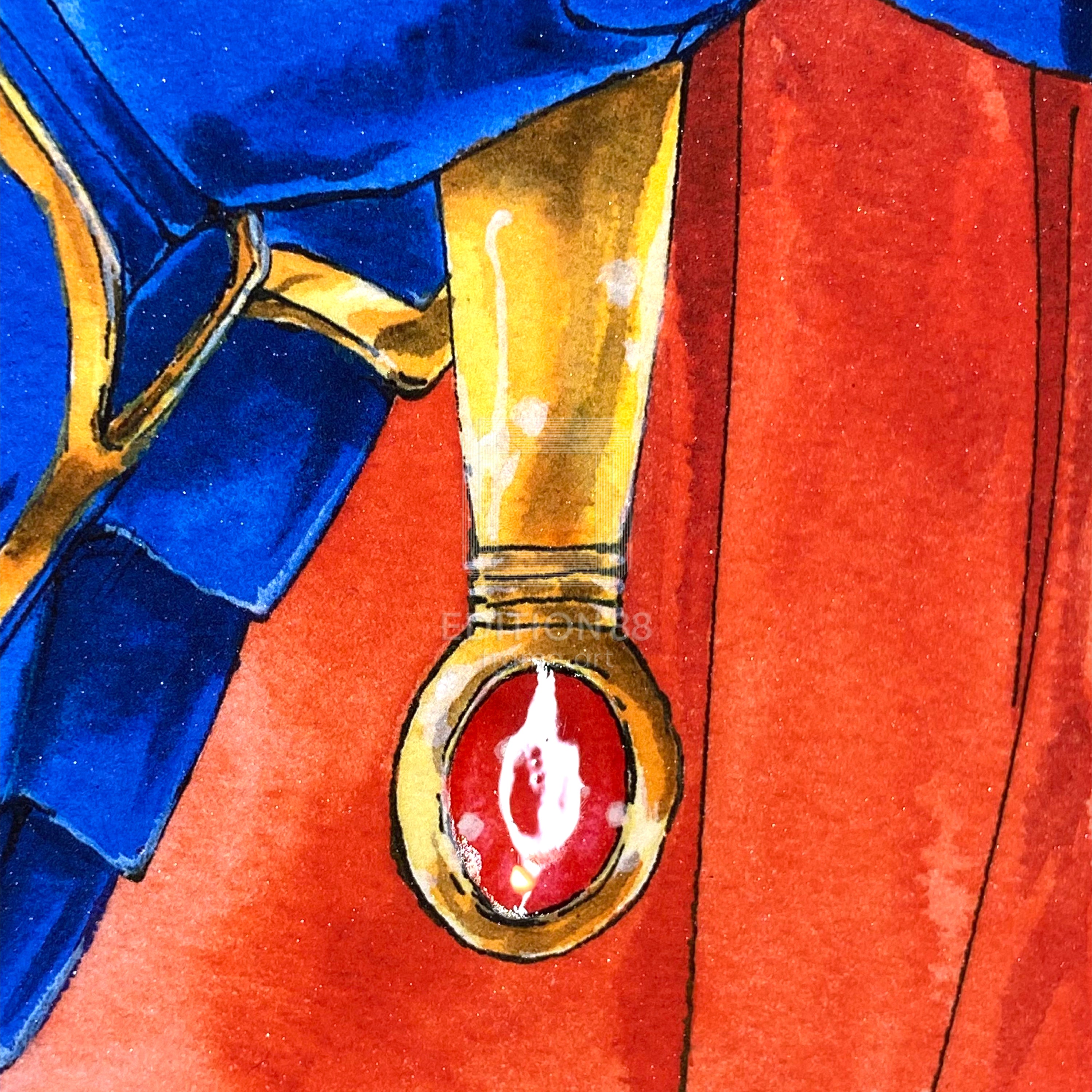 「小説ドラゴンクエストⅠ」88グラフ/いのまたむつみ(箔押しサイン入り)