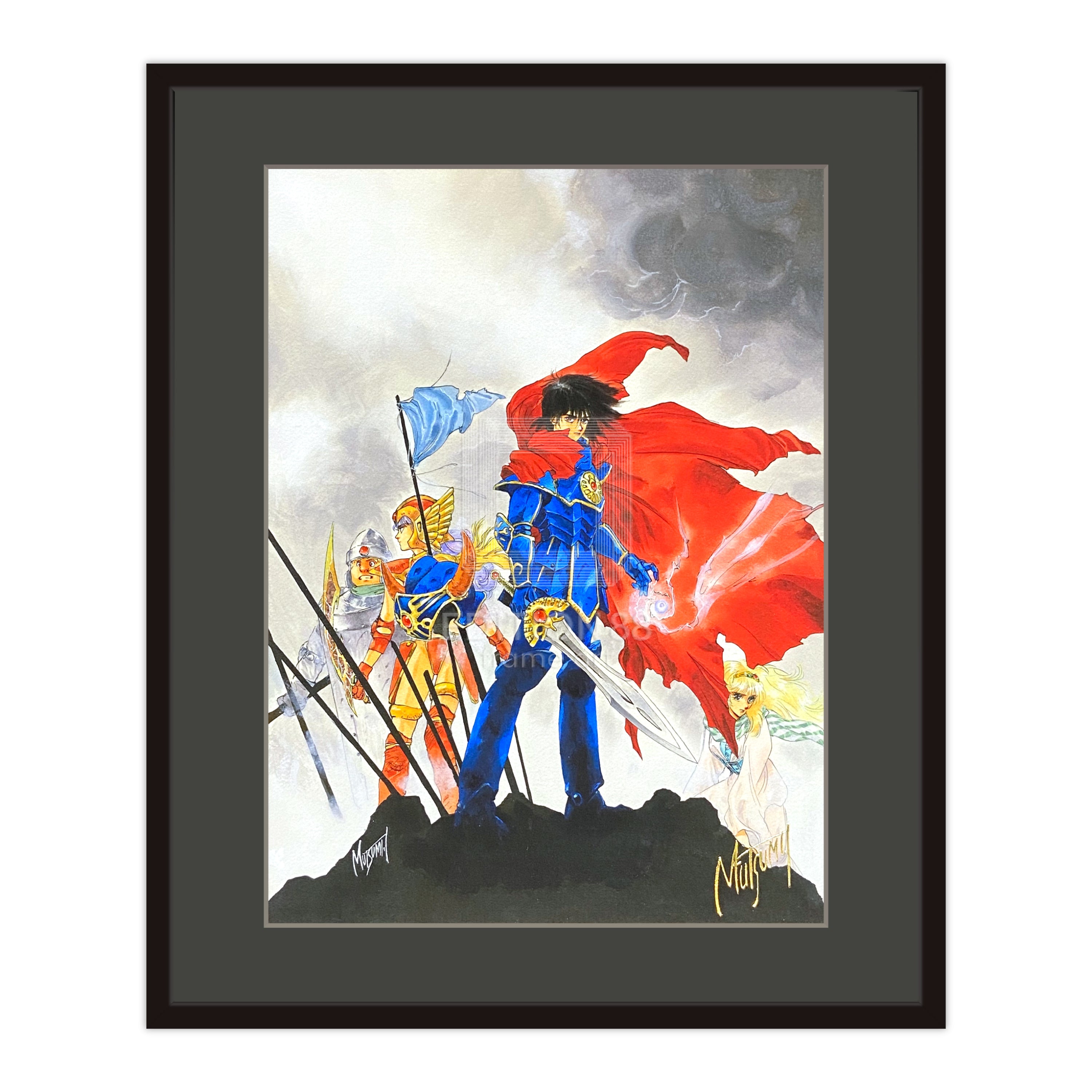 「小説ドラゴンクエストⅢ」88グラフ/いのまたむつみ(箔押しサイン入り)