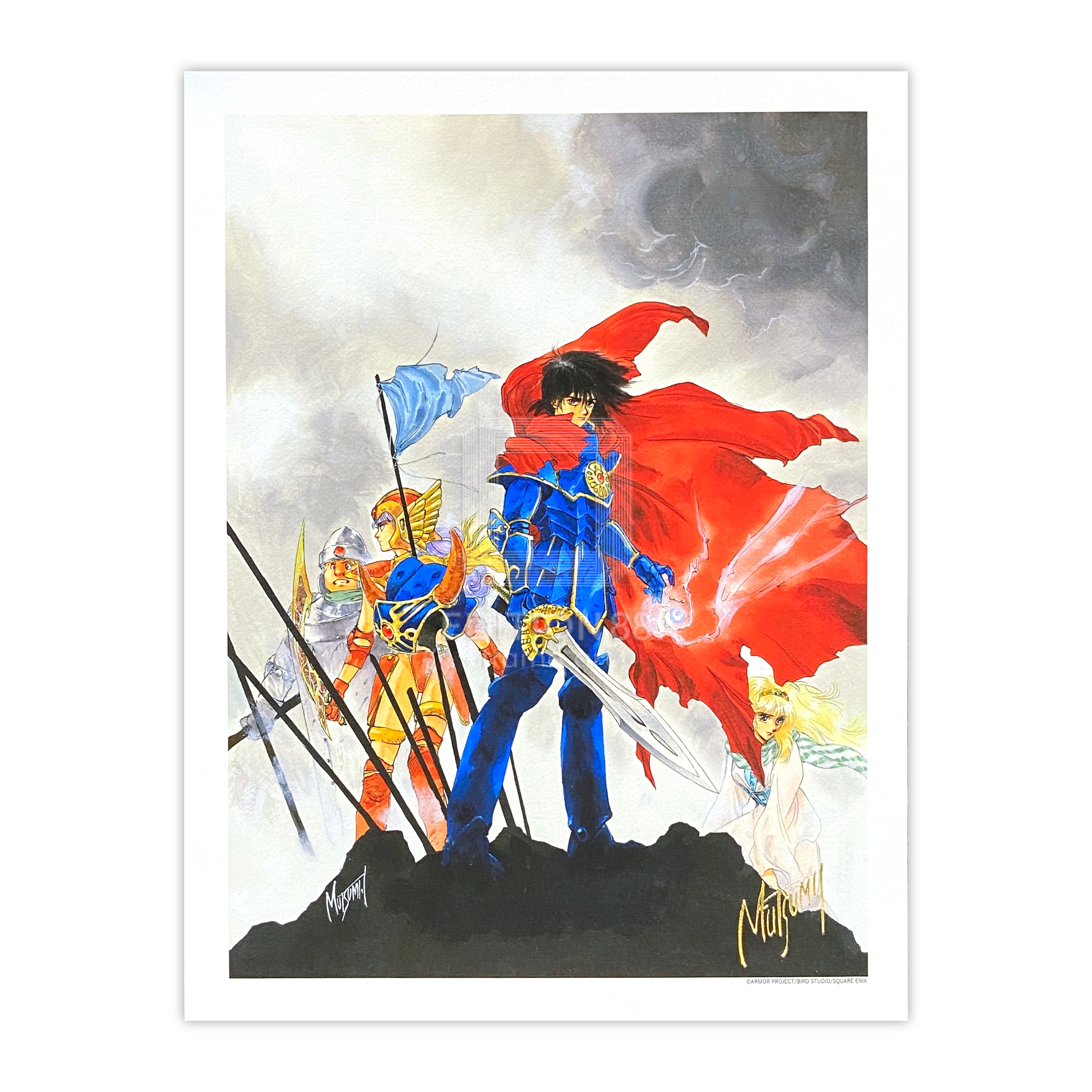 「小説ドラゴンクエストⅢ」88グラフ/いのまたむつみ(箔押しサイン入り)