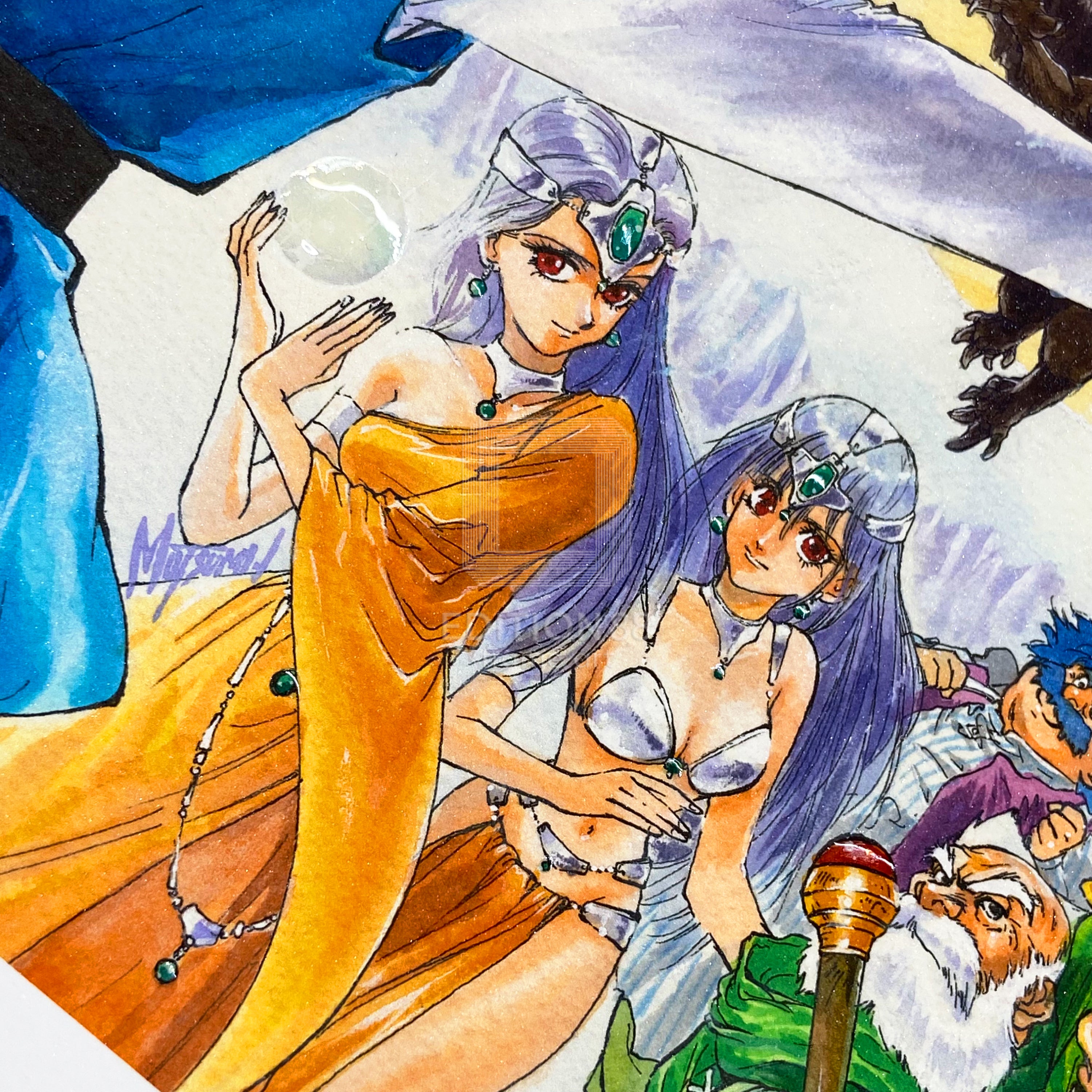 「小説ドラゴンクエストⅣ」88グラフ/いのまたむつみ(箔押しサイン入り)