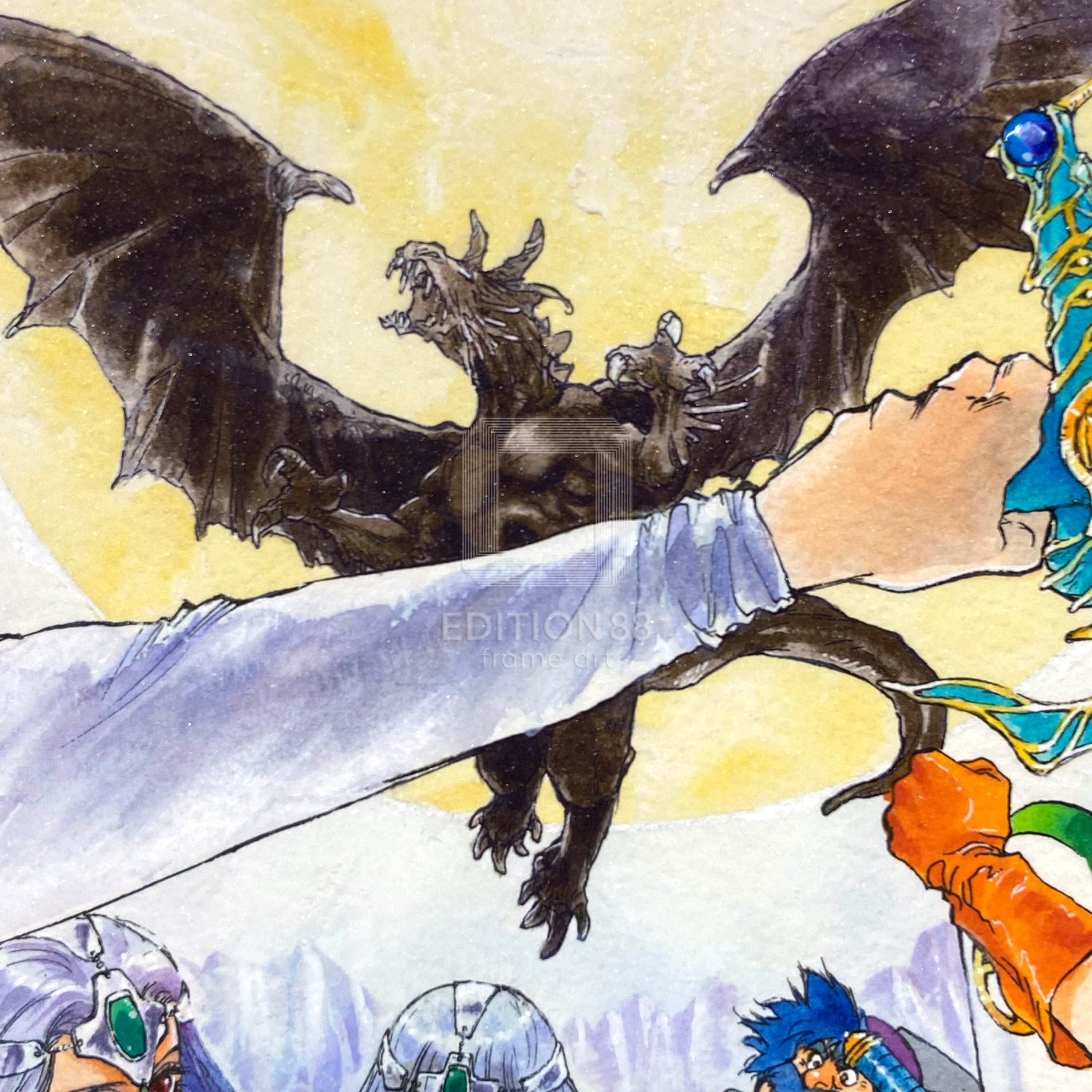 「小説ドラゴンクエストⅣ」88グラフ/いのまたむつみ(箔押しサイン入り)