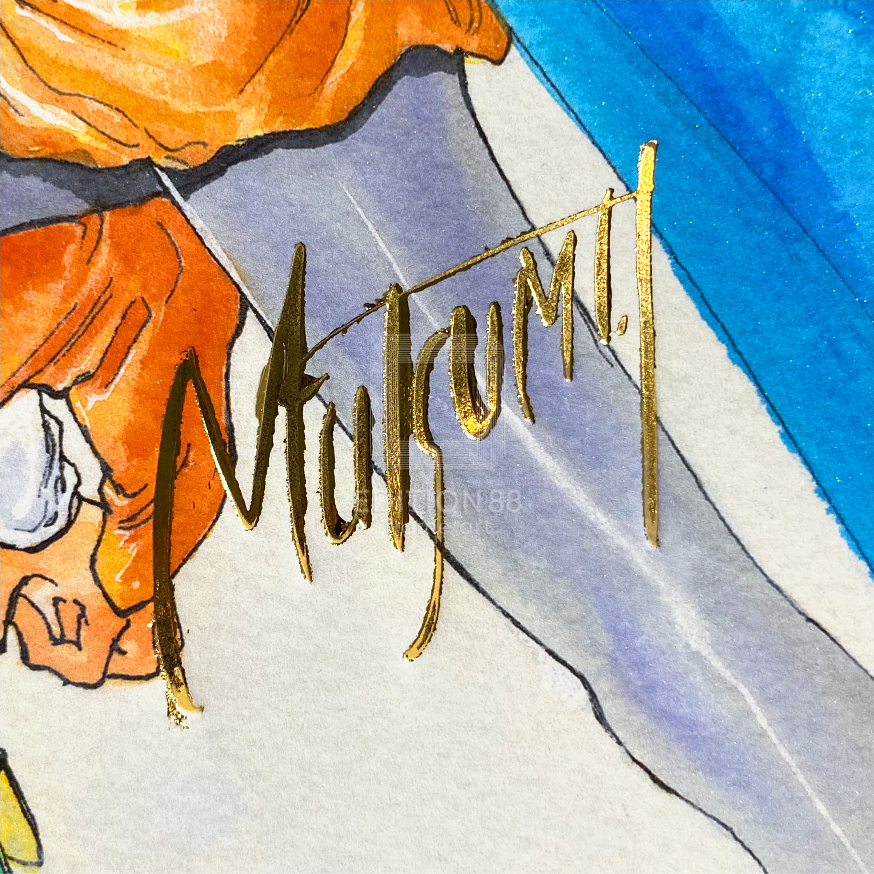 「小説ドラゴンクエストⅣ」88グラフ/いのまたむつみ(箔押しサイン入り)