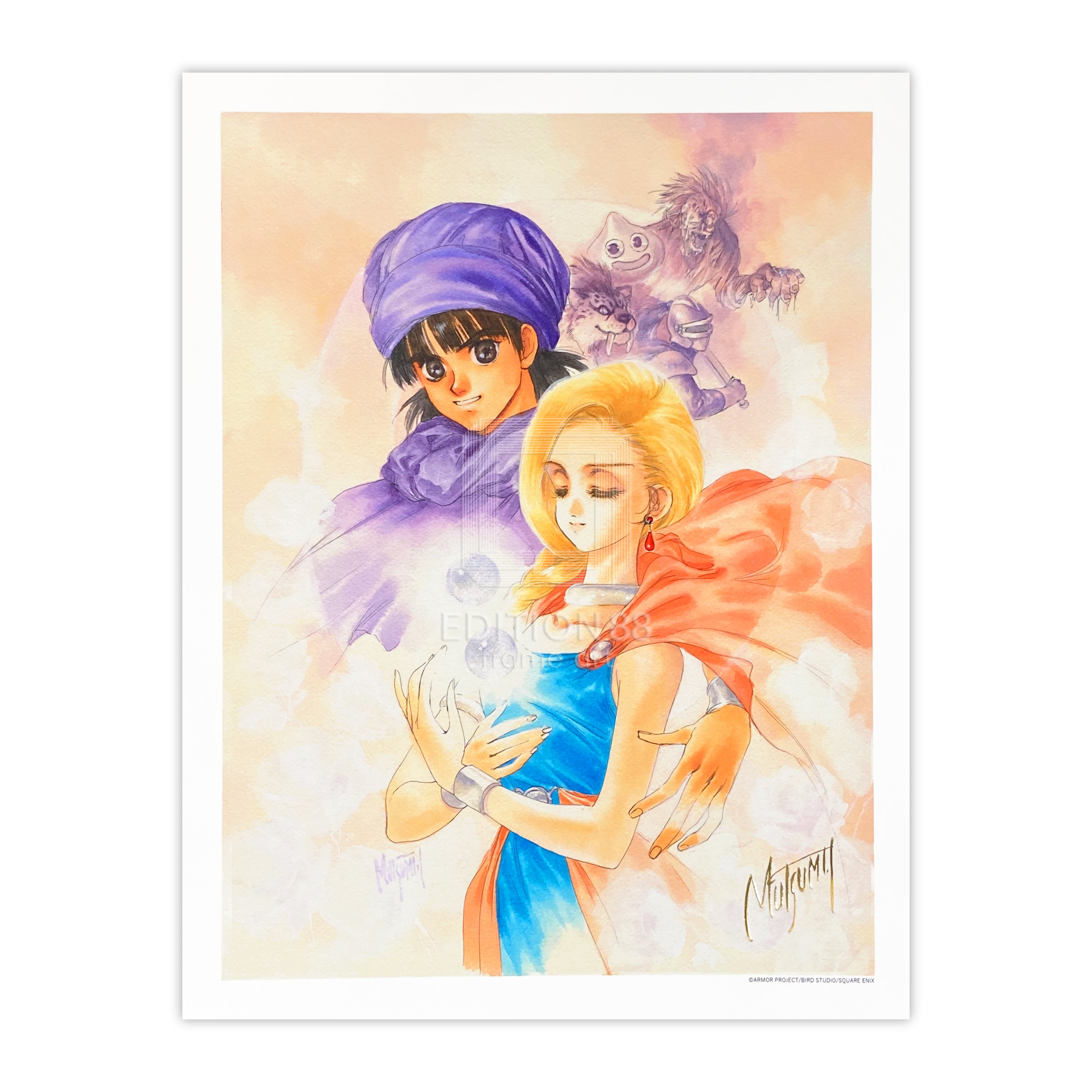 「小説ドラゴンクエストⅤ」88グラフ/いのまたむつみ(箔押しサイン入り)