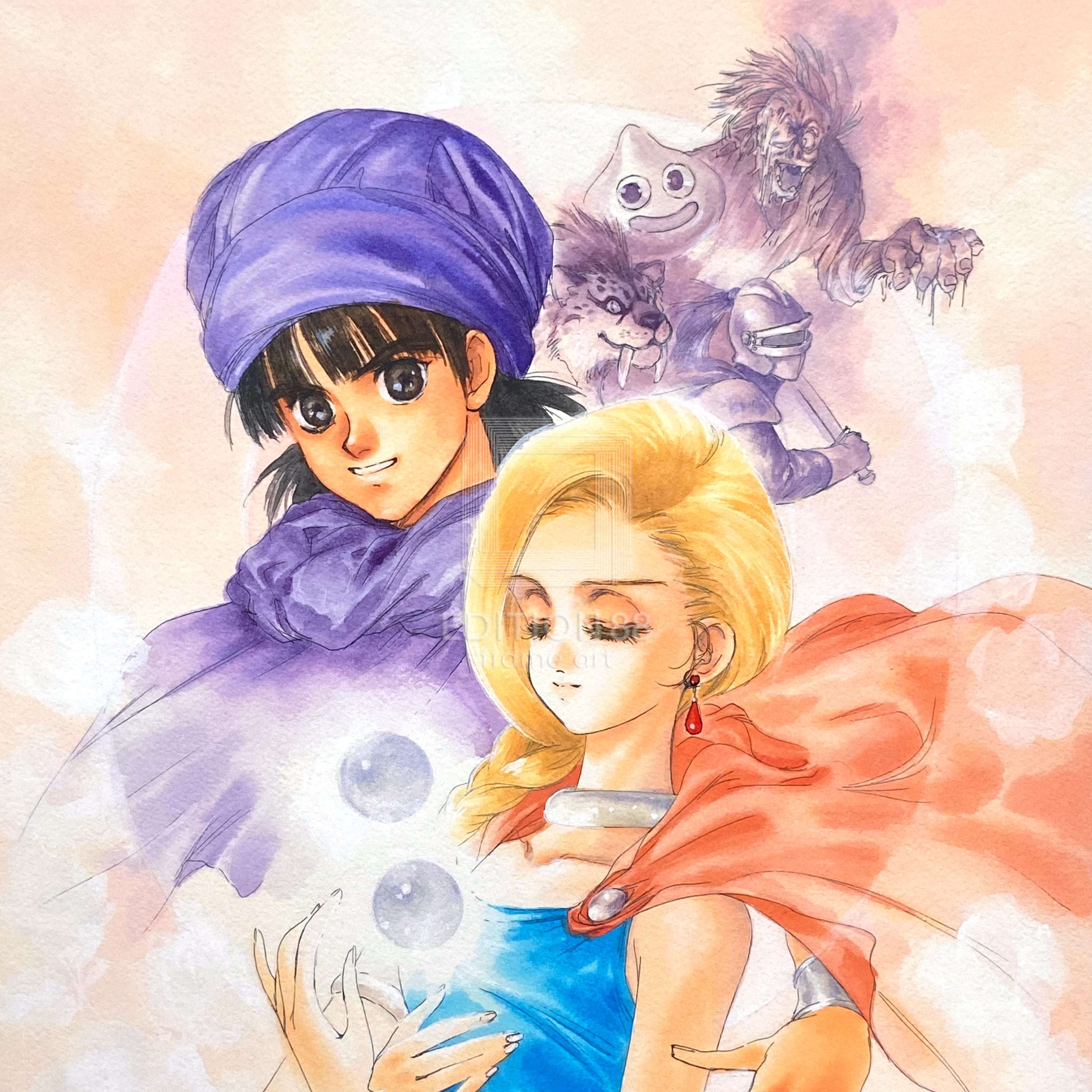 「小説ドラゴンクエストⅤ」88グラフ/いのまたむつみ(箔押しサイン入り)