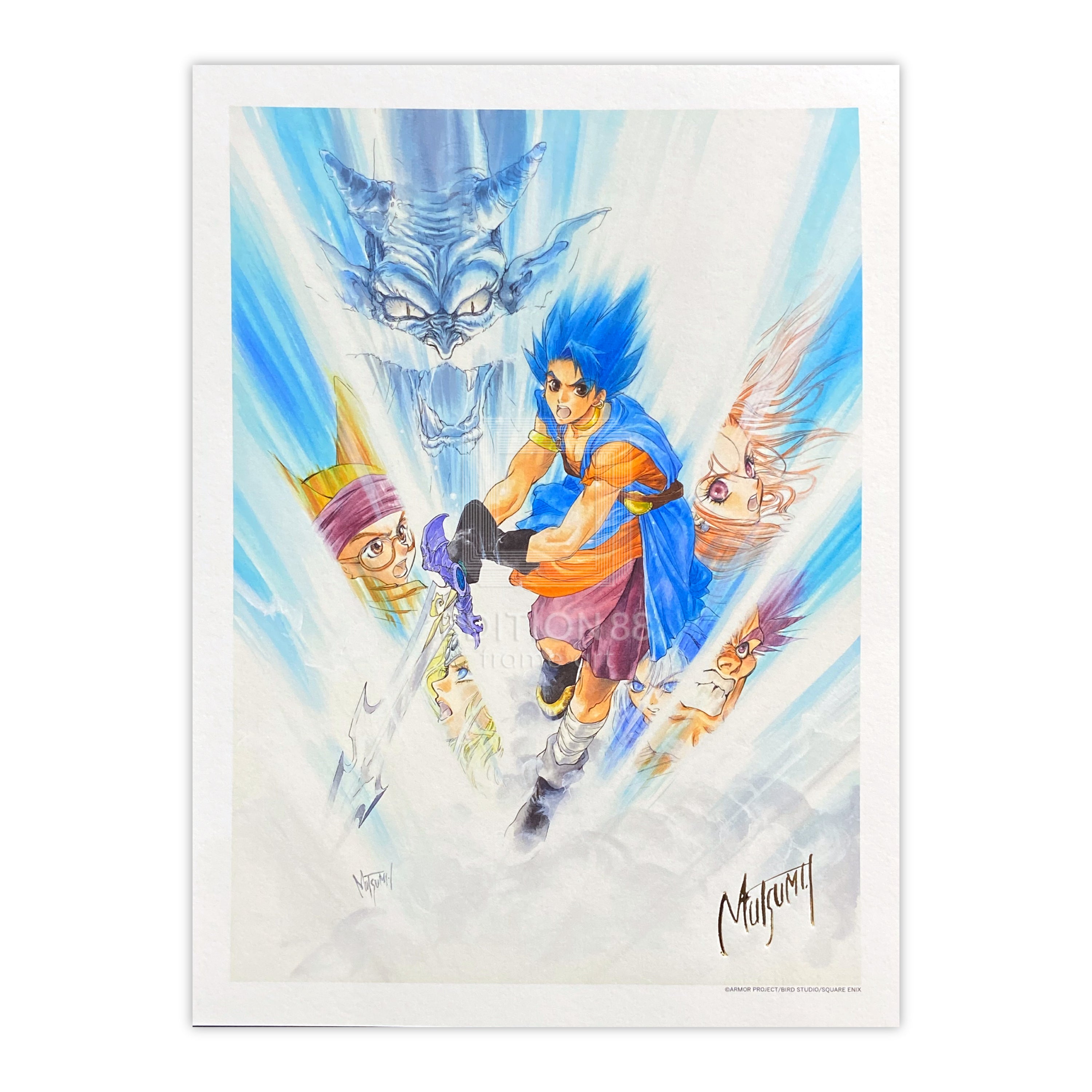 「小説ドラゴンクエストⅥ」88グラフ/いのまたむつみ(箔押しサイン入り)