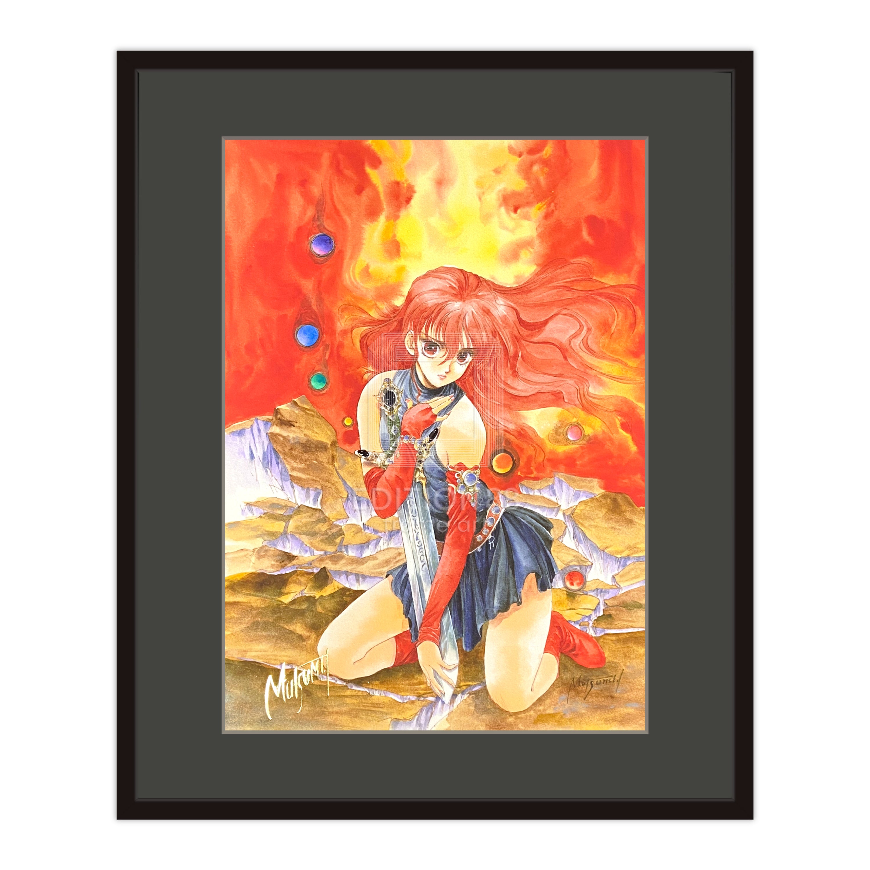 「ドラゴンクエスト 精霊ルビス伝説」88グラフ/いのまたむつみ(箔押しサイン入り)