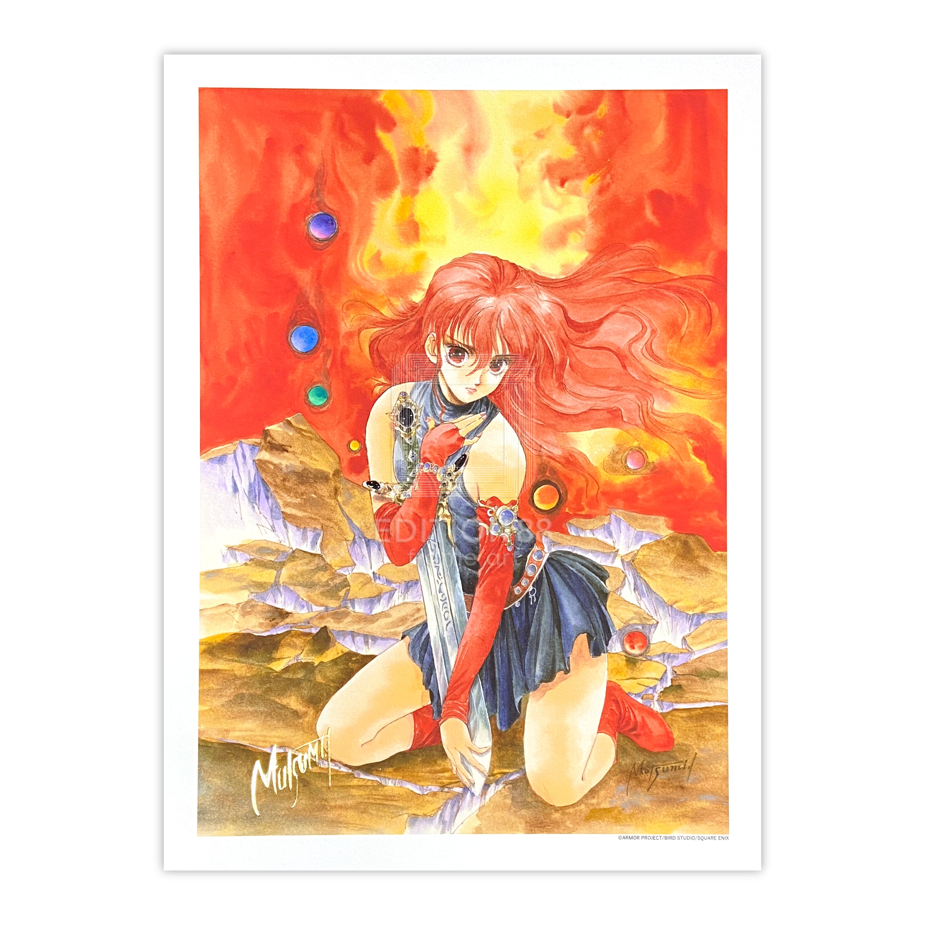 「ドラゴンクエスト 精霊ルビス伝説」88グラフ/いのまたむつみ(箔押しサイン入り)