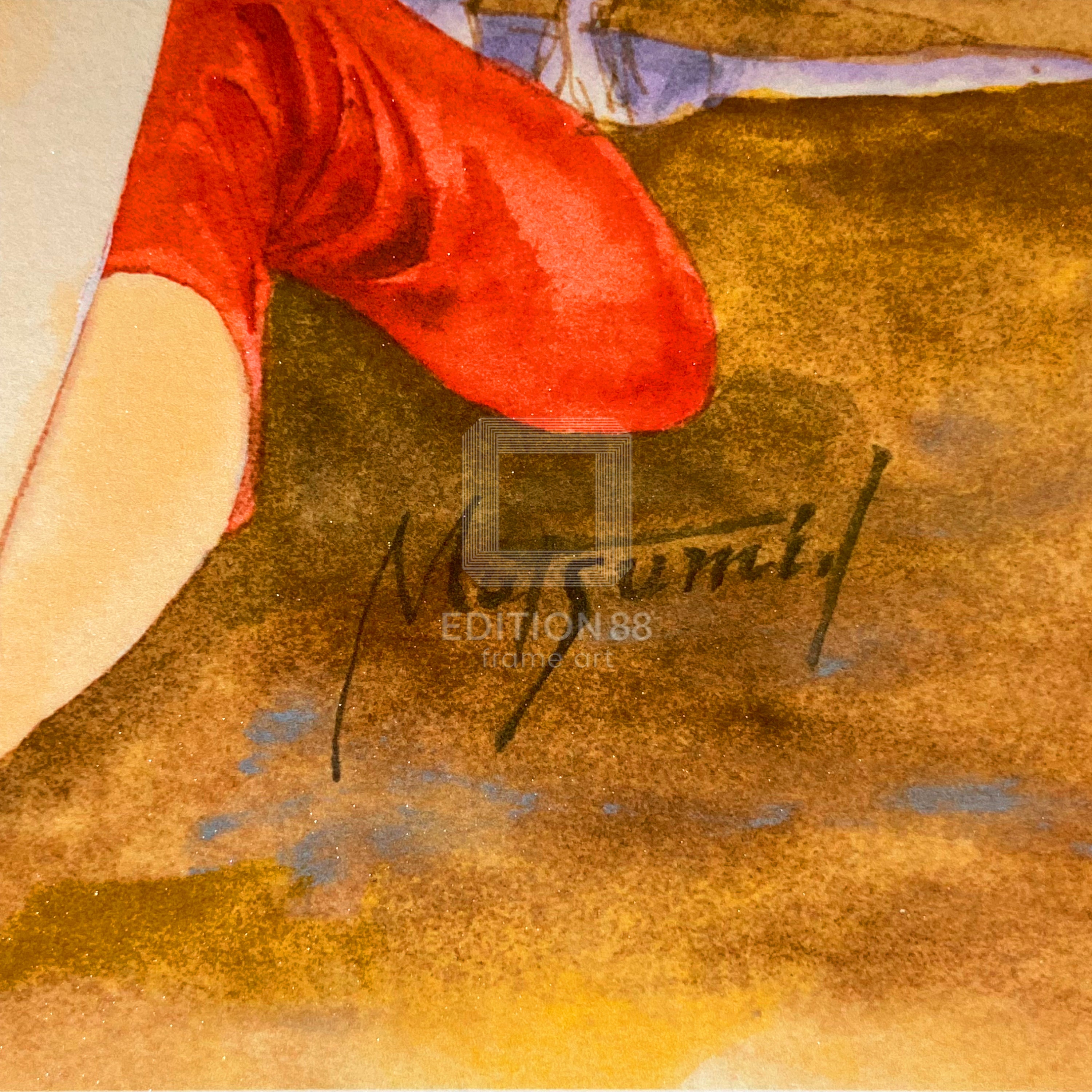 「ドラゴンクエスト 精霊ルビス伝説」88グラフ/いのまたむつみ(箔押しサイン入り)