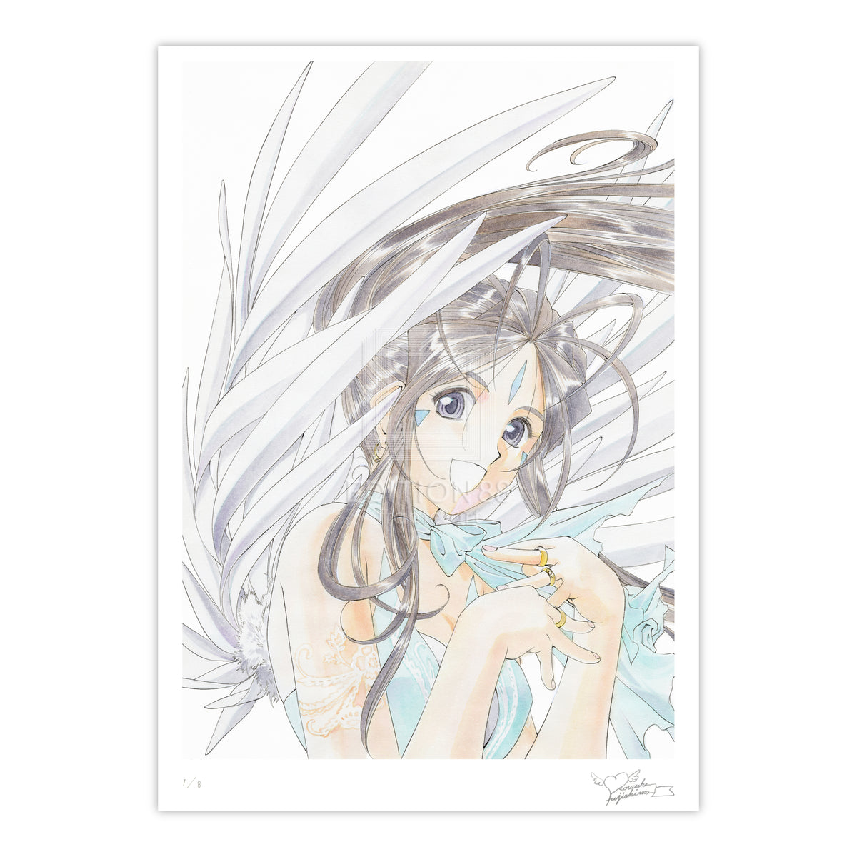 「ああっ女神さまっ」88グラフ 1 プラチナ版 /藤島康介(直筆サイン入り/限定8枚)