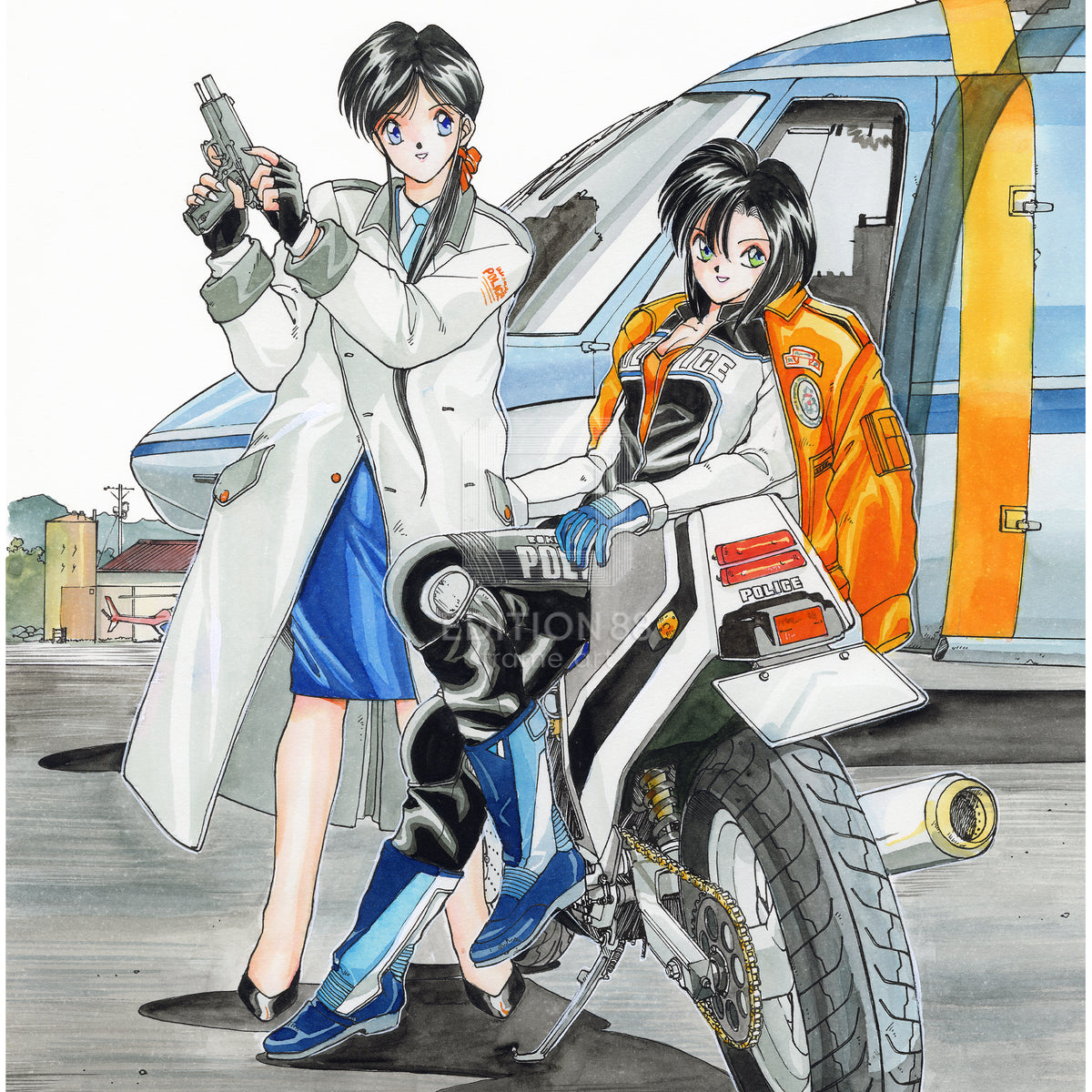 「逮捕しちゃうぞ」88グラフ 3 /藤島康介(直筆サイン入り/限定100枚)
