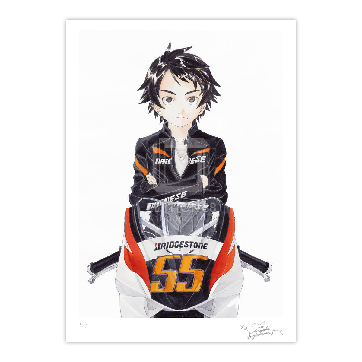 「トップウGP」88グラフ 1 /藤島康介(直筆サイン入り/限定100枚)