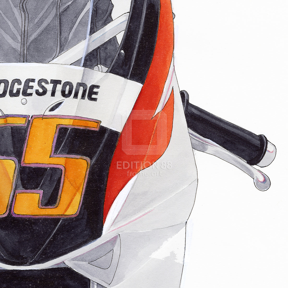 「トップウGP」88グラフ 1 /藤島康介(直筆サイン入り/限定100枚)