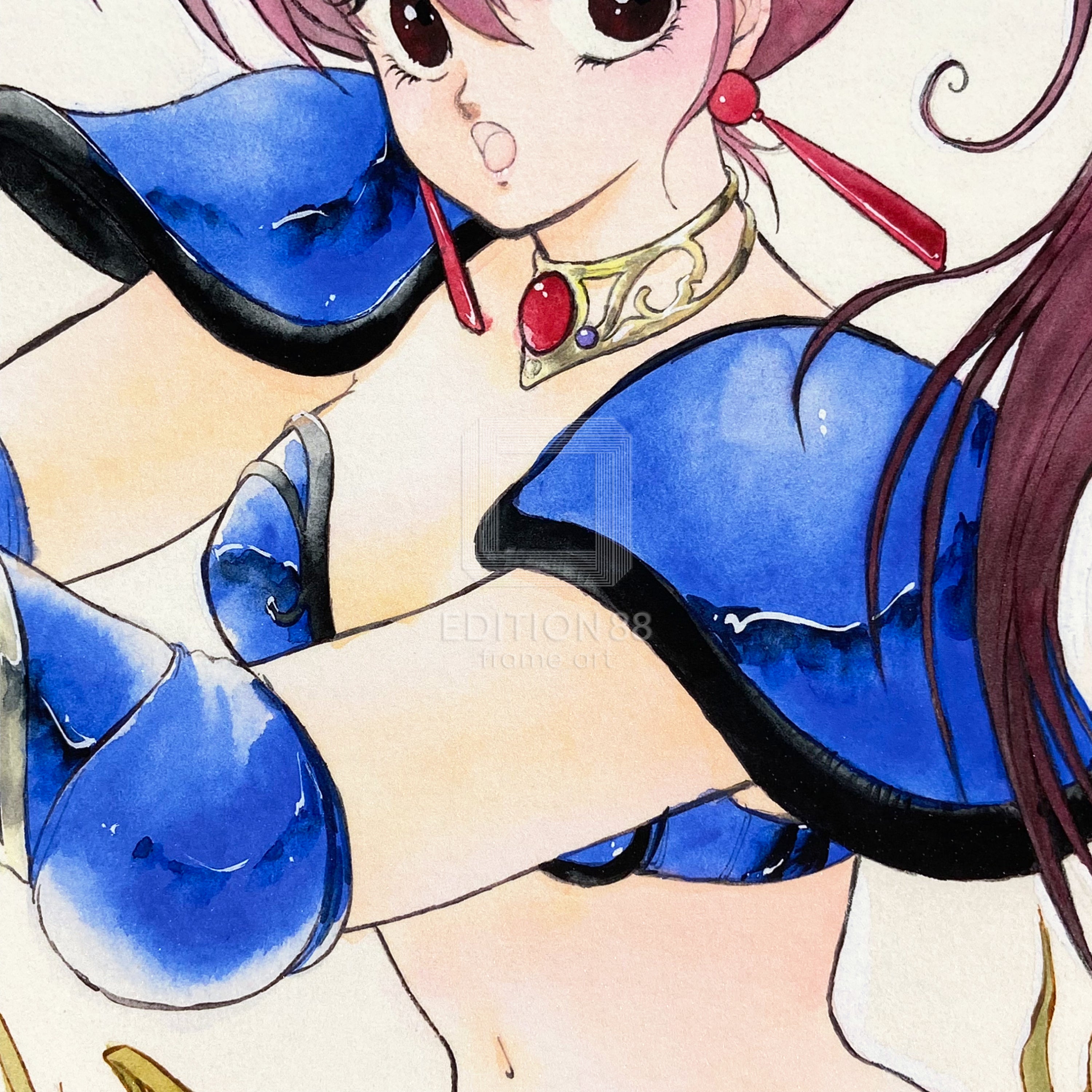 「幻夢戦記レダ」88グラフ1/いのまたむつみ(箔押しサイン入り)