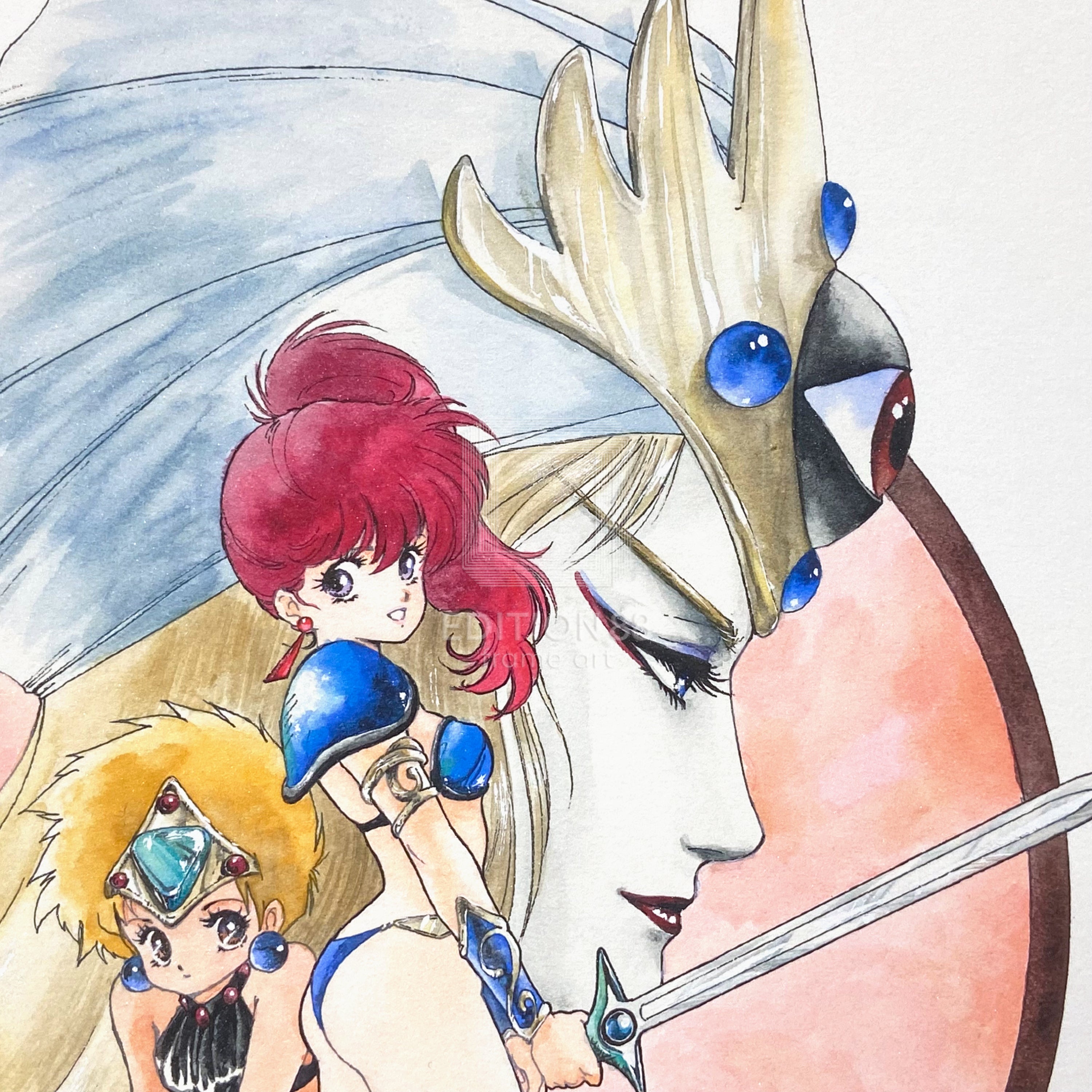 「幻夢戦記レダ」88グラフ2/いのまたむつみ(箔押しサイン入り)