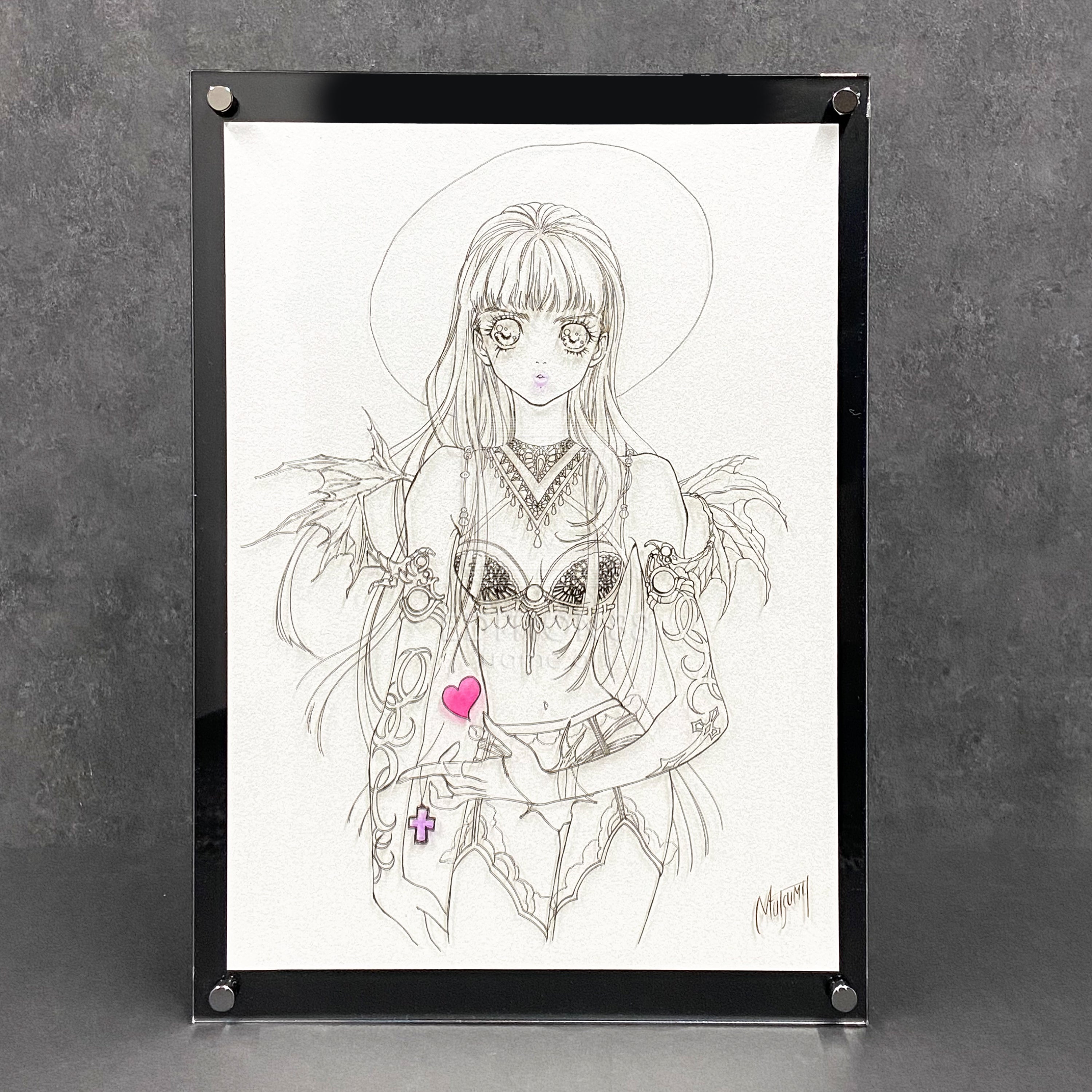 88グラフ アクリル「彩」/いのまたむつみ(複製サイン入り)