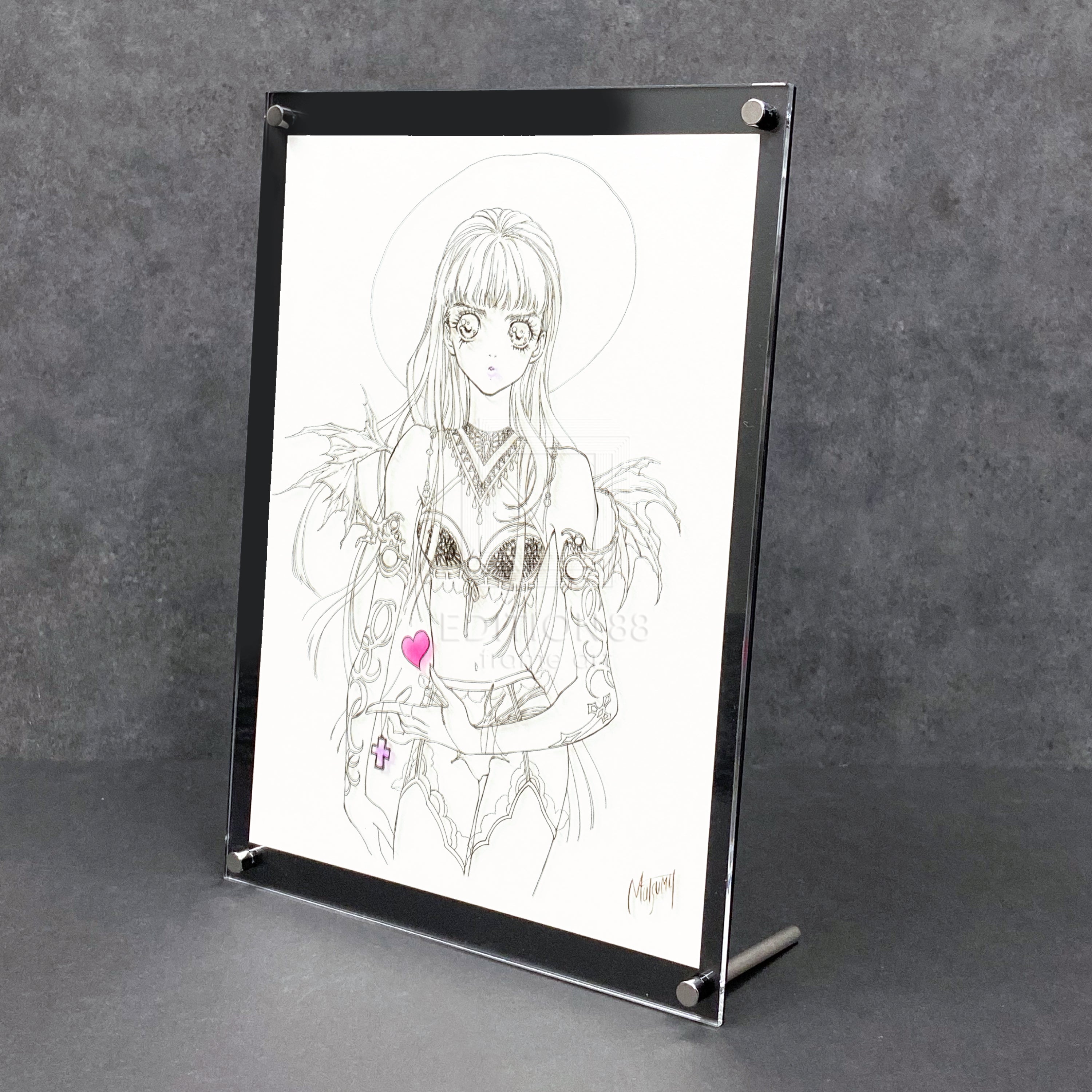 88グラフ アクリル「彩」/いのまたむつみ(複製サイン入り)