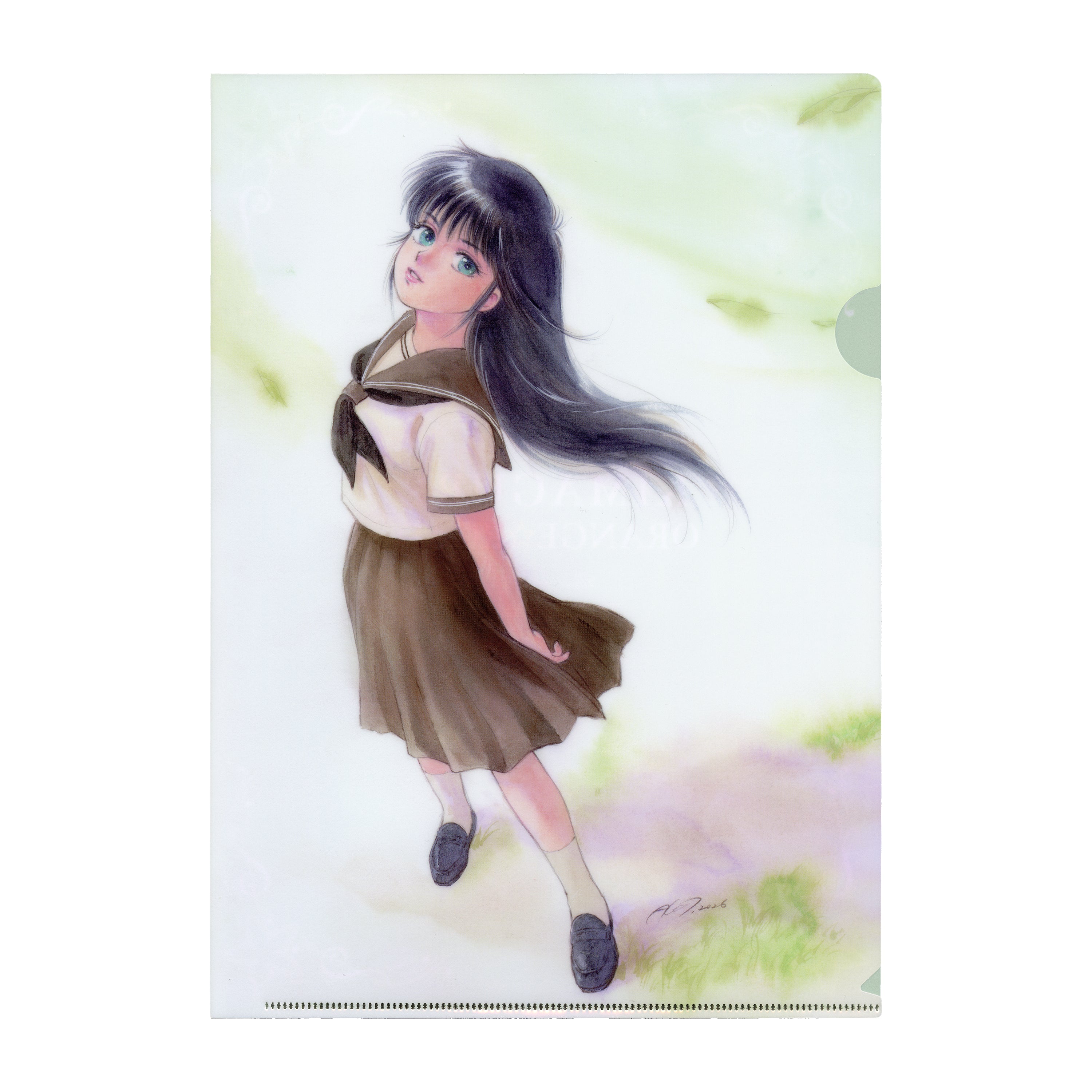 アート付きクリアファイル(pilot 40th 2)/きまぐれオレンジ☆ロード
