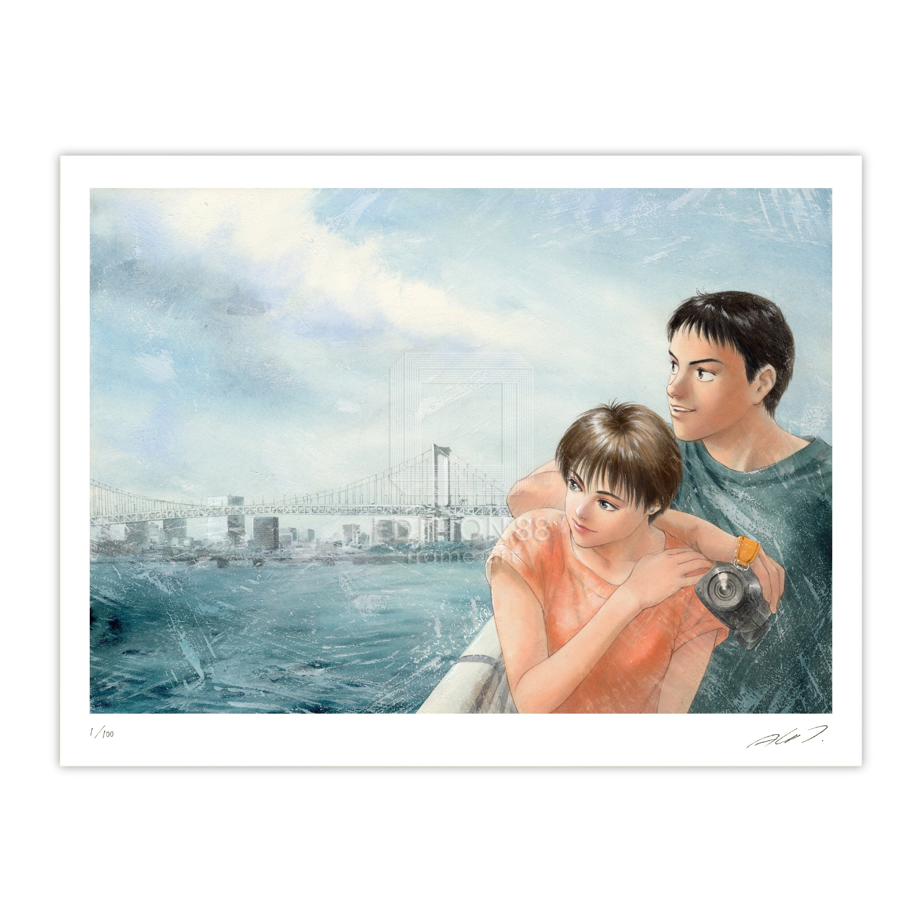 「機動警察パトレイバー 」88グラフ1(高田明美直筆サイン入り / 限定100枚) 88グラフ Edition88