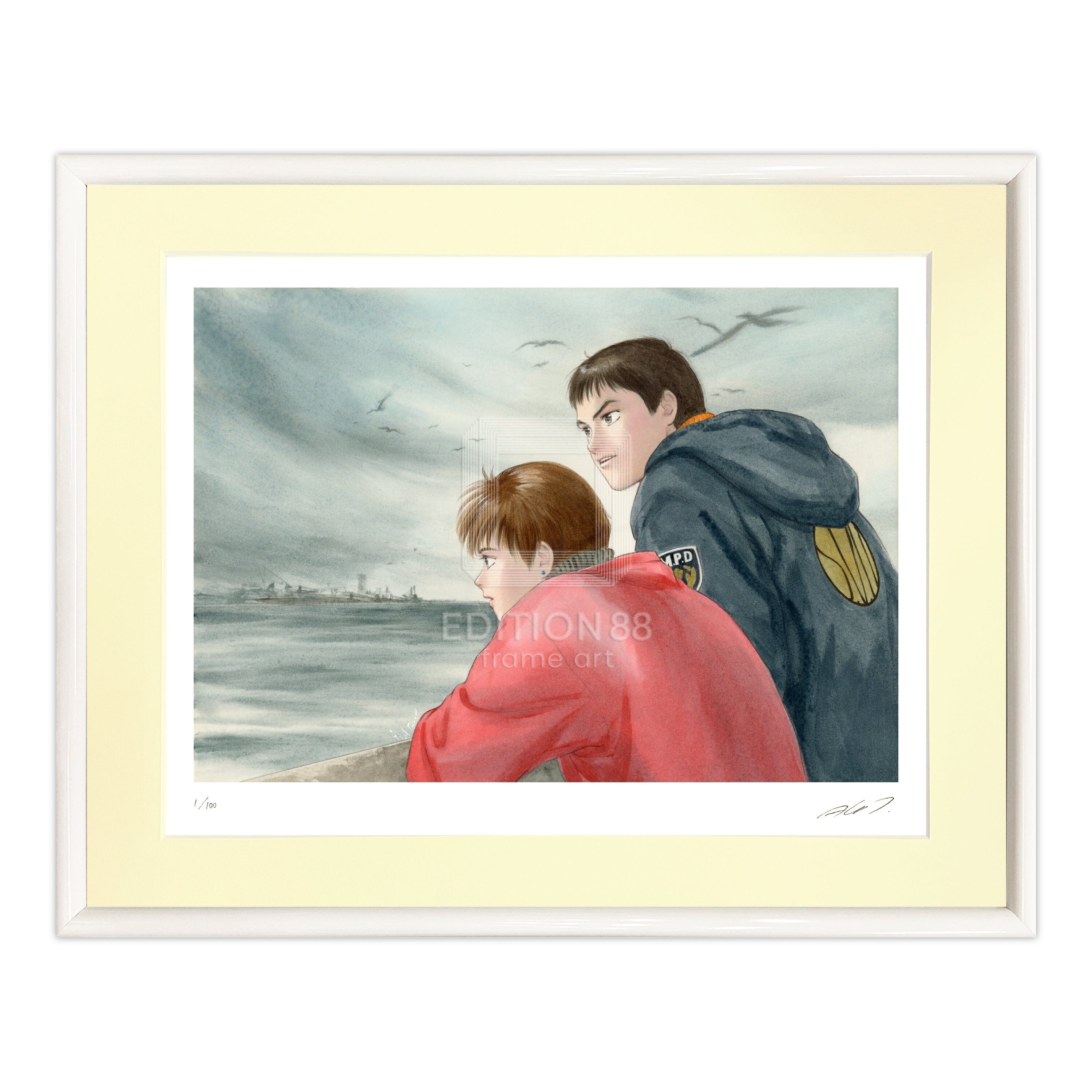 「機動警察パトレイバー 」88グラフ3(高田明美直筆サイン入り / 限定100枚) 88グラフ Edition88