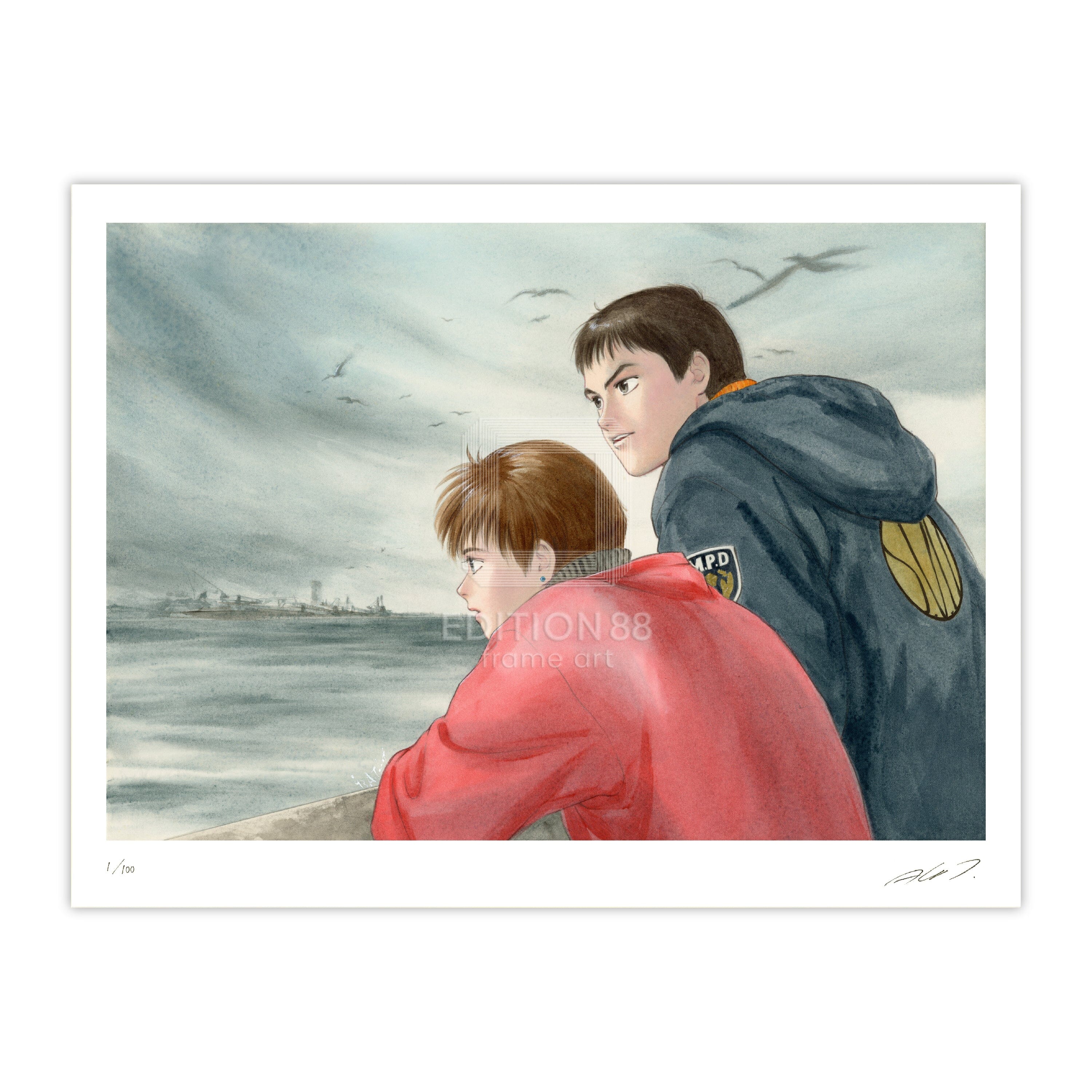 「機動警察パトレイバー 」88グラフ3(高田明美直筆サイン入り / 限定100枚) 88グラフ Edition88