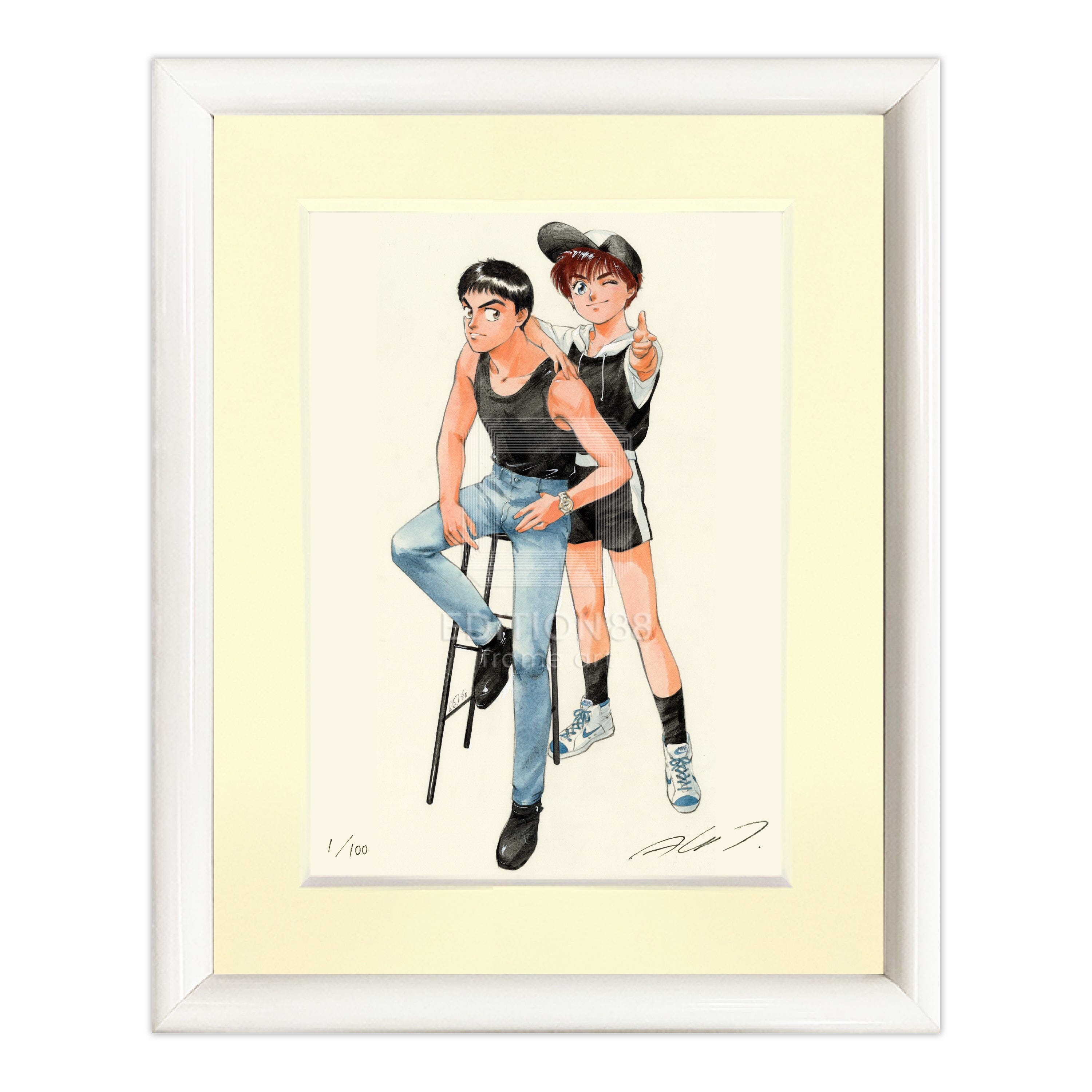 「機動警察パトレイバー 」88グラフ ミニ4(高田明美直筆サイン入り / 限定100枚) 88グラフ Edition88