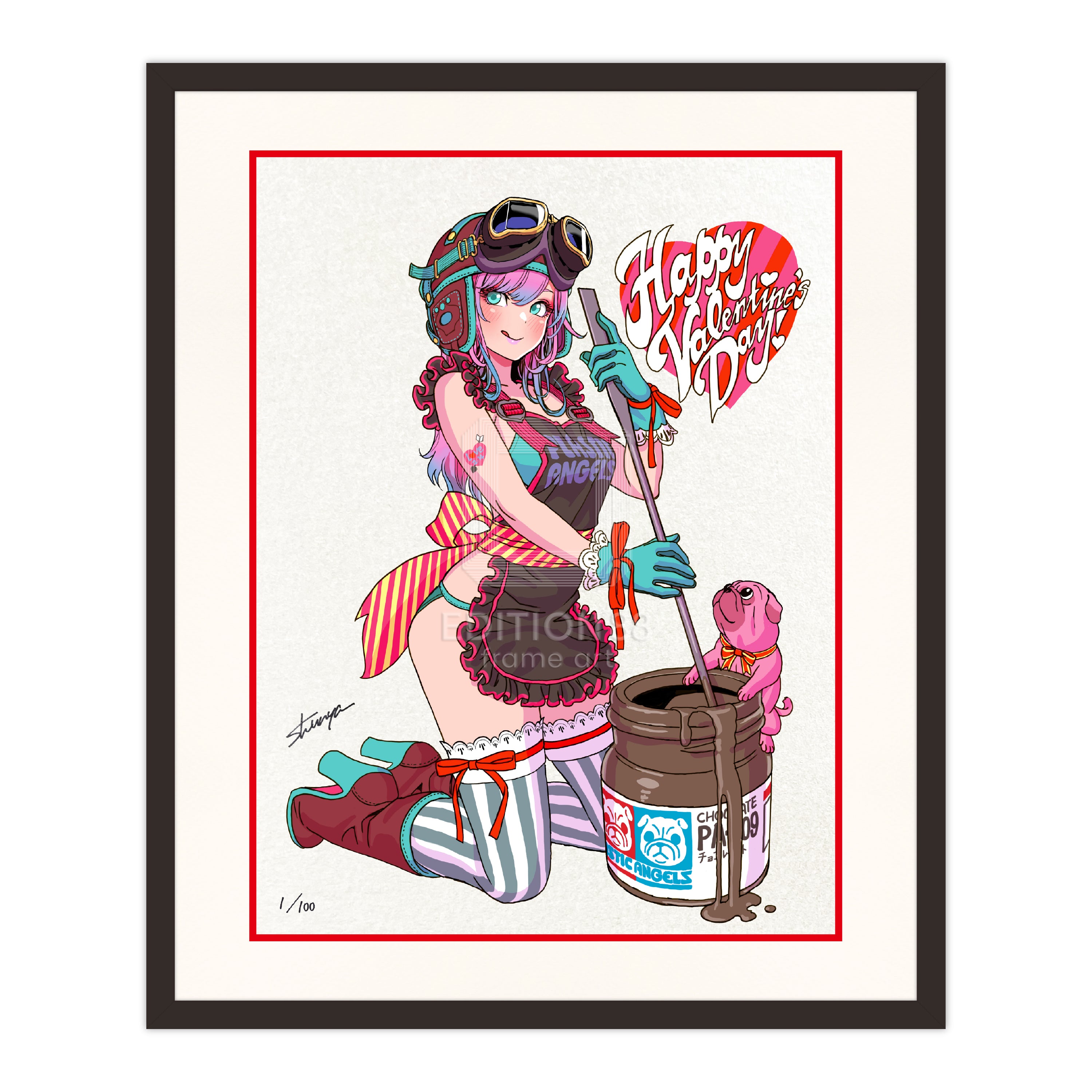 「プラスチック・エンジェル」88グラフ4 アンジェミックス(バイカラーVer)/ 山下しゅんや(直筆サイン入り/限定100枚)