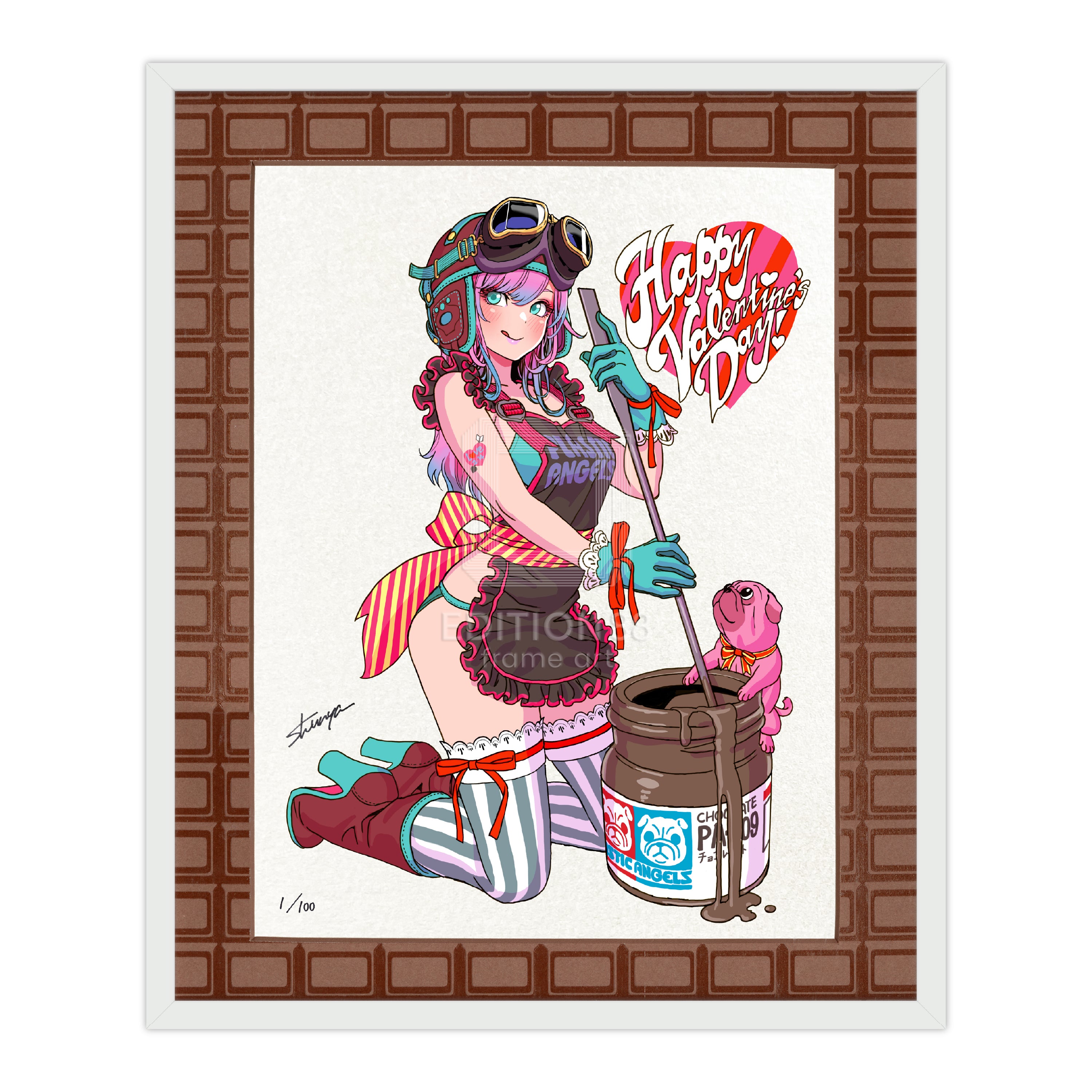 「プラスチック・エンジェル」88グラフ4 アンジェミックス(チョコレートVer)/ 山下しゅんや(直筆サイン入り/限定100枚)