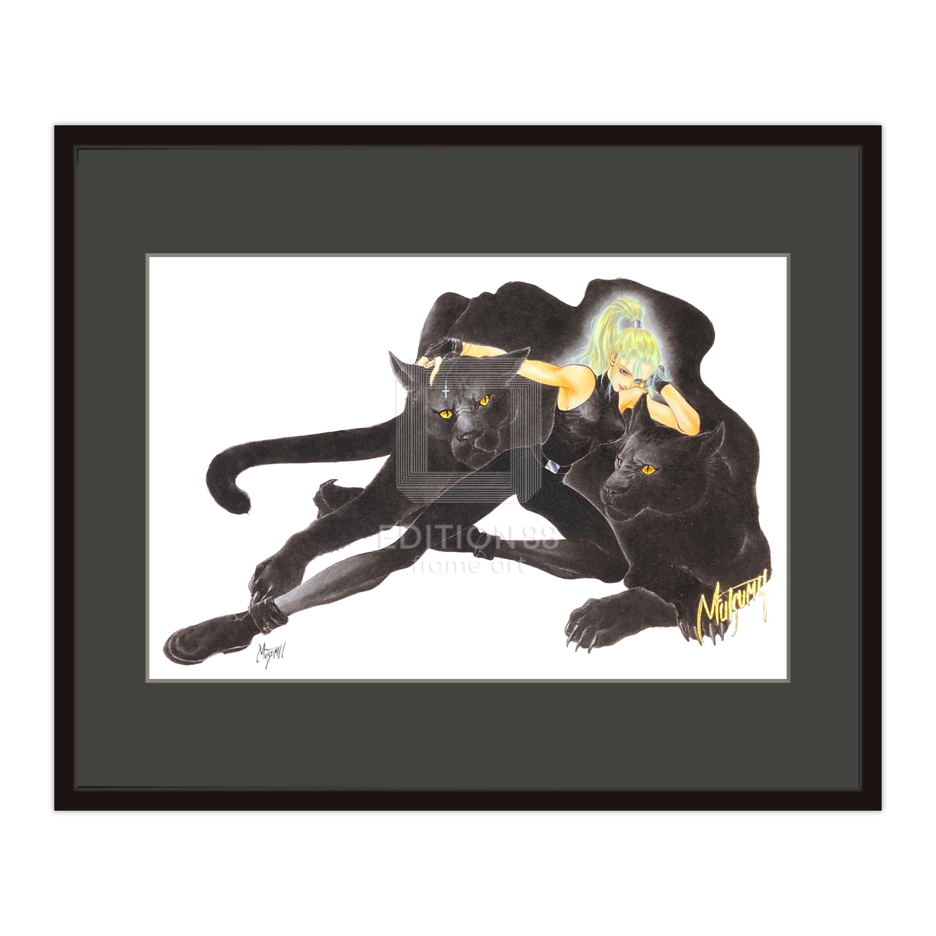 88グラフ「Panthers」/いのまたむつみ(箔押しサイン入り)