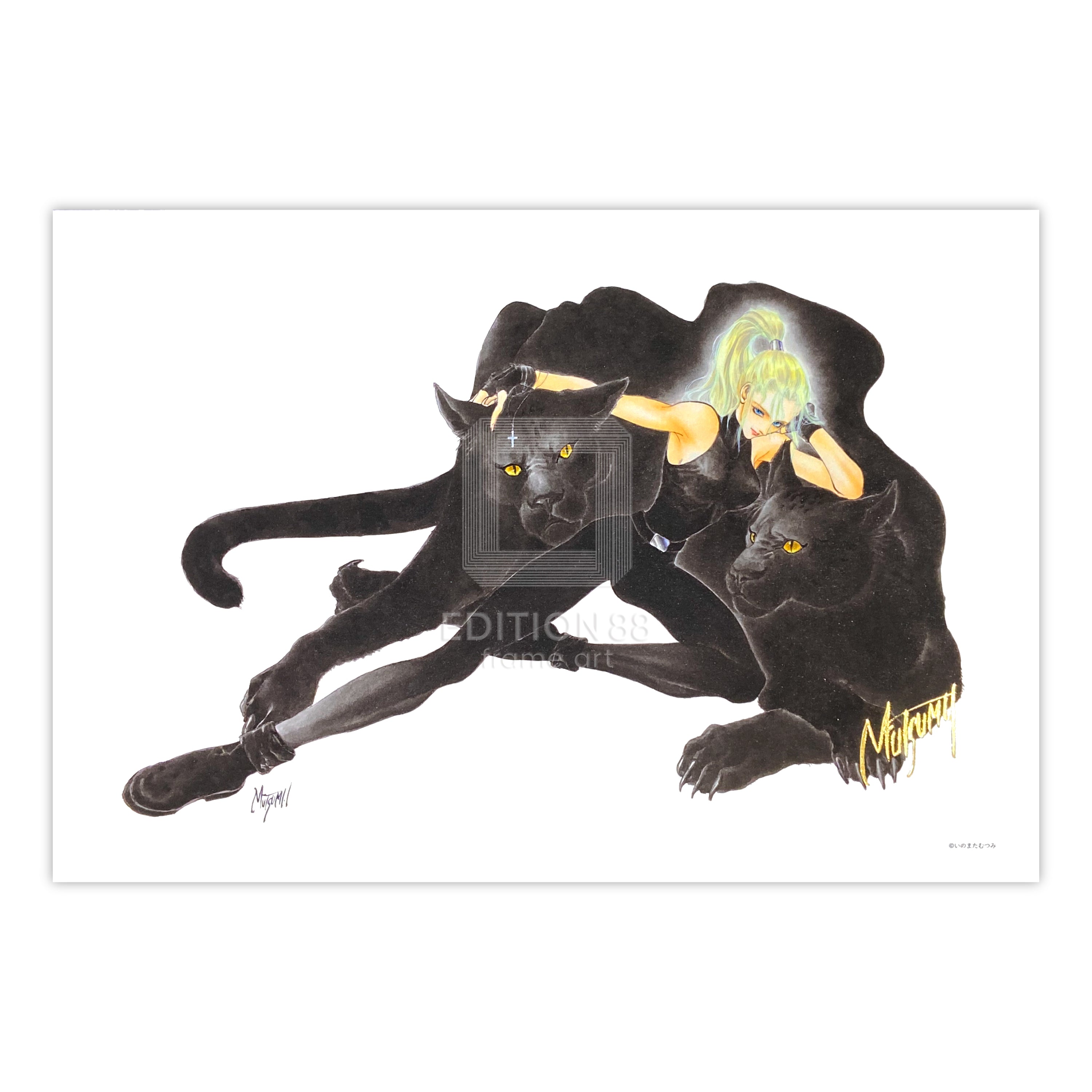 88グラフ「Panthers」/いのまたむつみ(箔押しサイン入り)