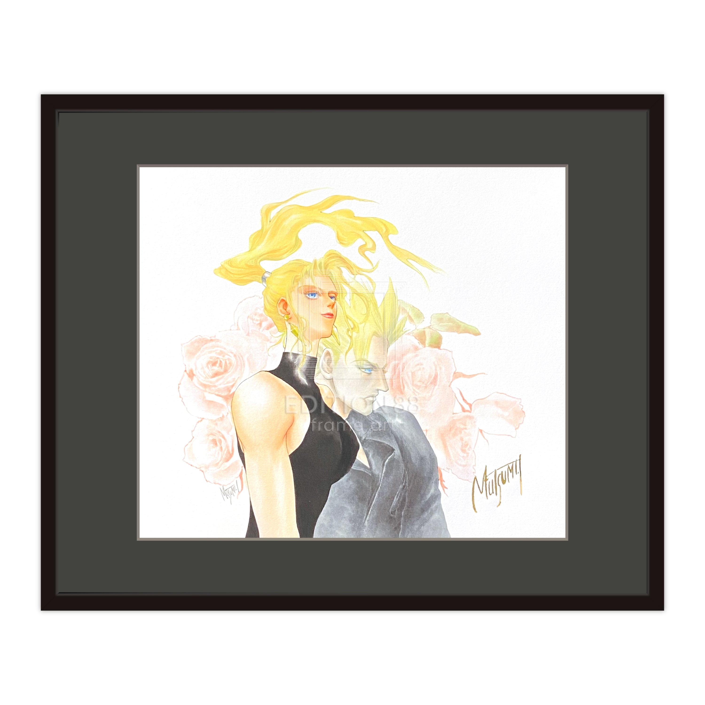 88グラフ「Pink Rose」/いのまたむつみ(箔押しサイン入り)