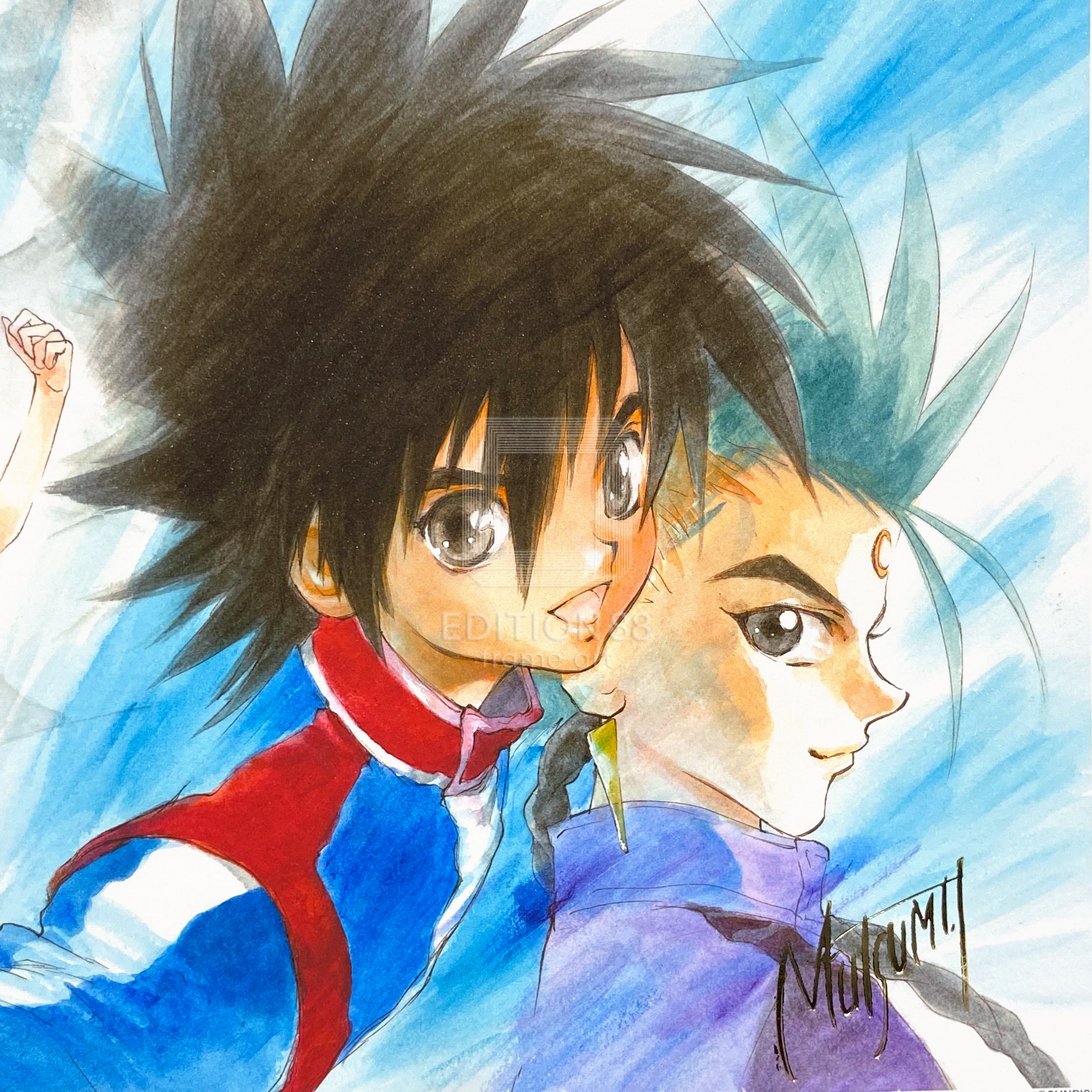 「新世紀GPXサイバーフォーミュラ」88グラフ1/いのまたむつみ(箔押しサイン入り)