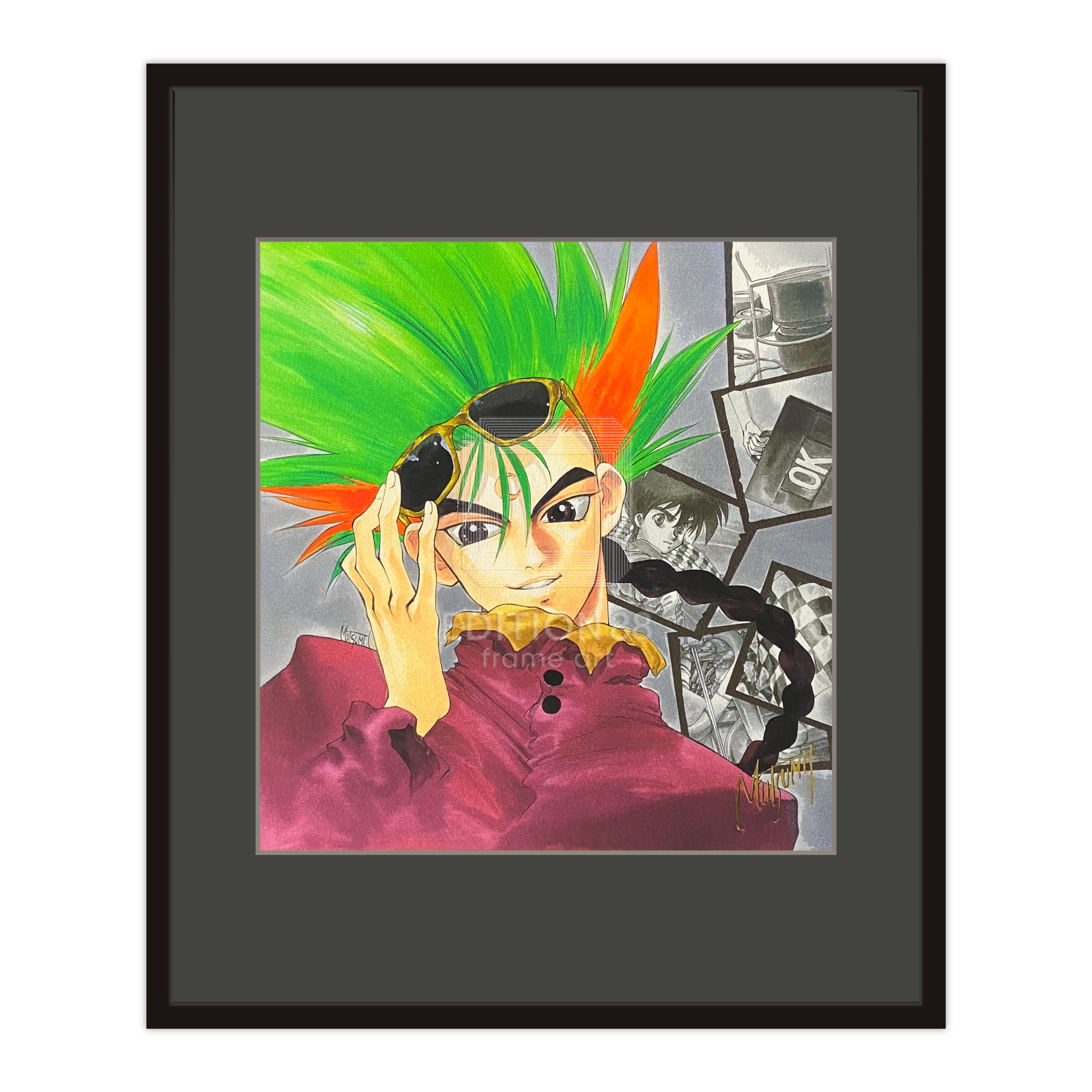 「新世紀GPXサイバーフォーミュラ」88グラフ2/いのまたむつみ(箔押しサイン入り)