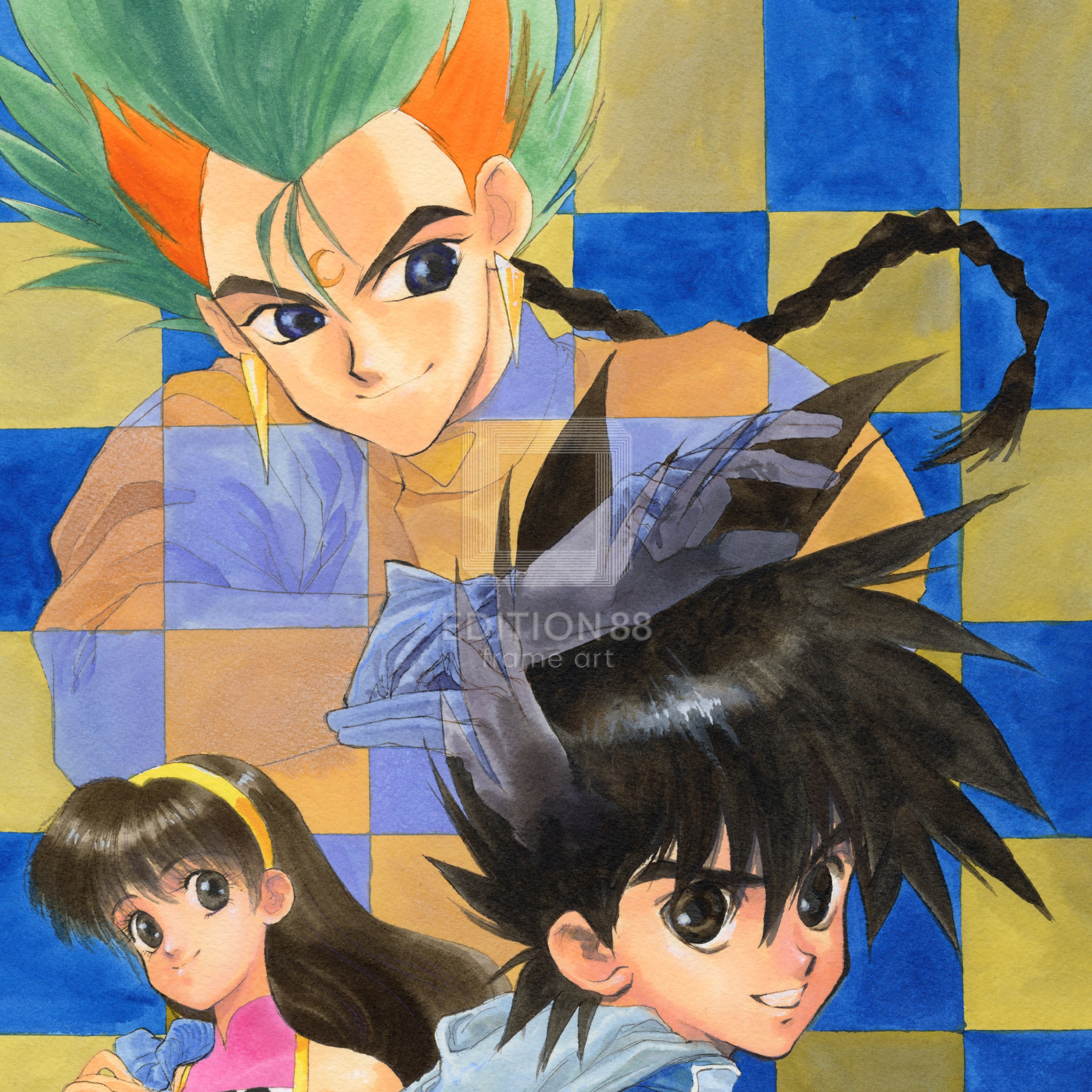 「新世紀GPXサイバーフォーミュラ」88グラフ3/いのまたむつみ(箔押しサイン入り)