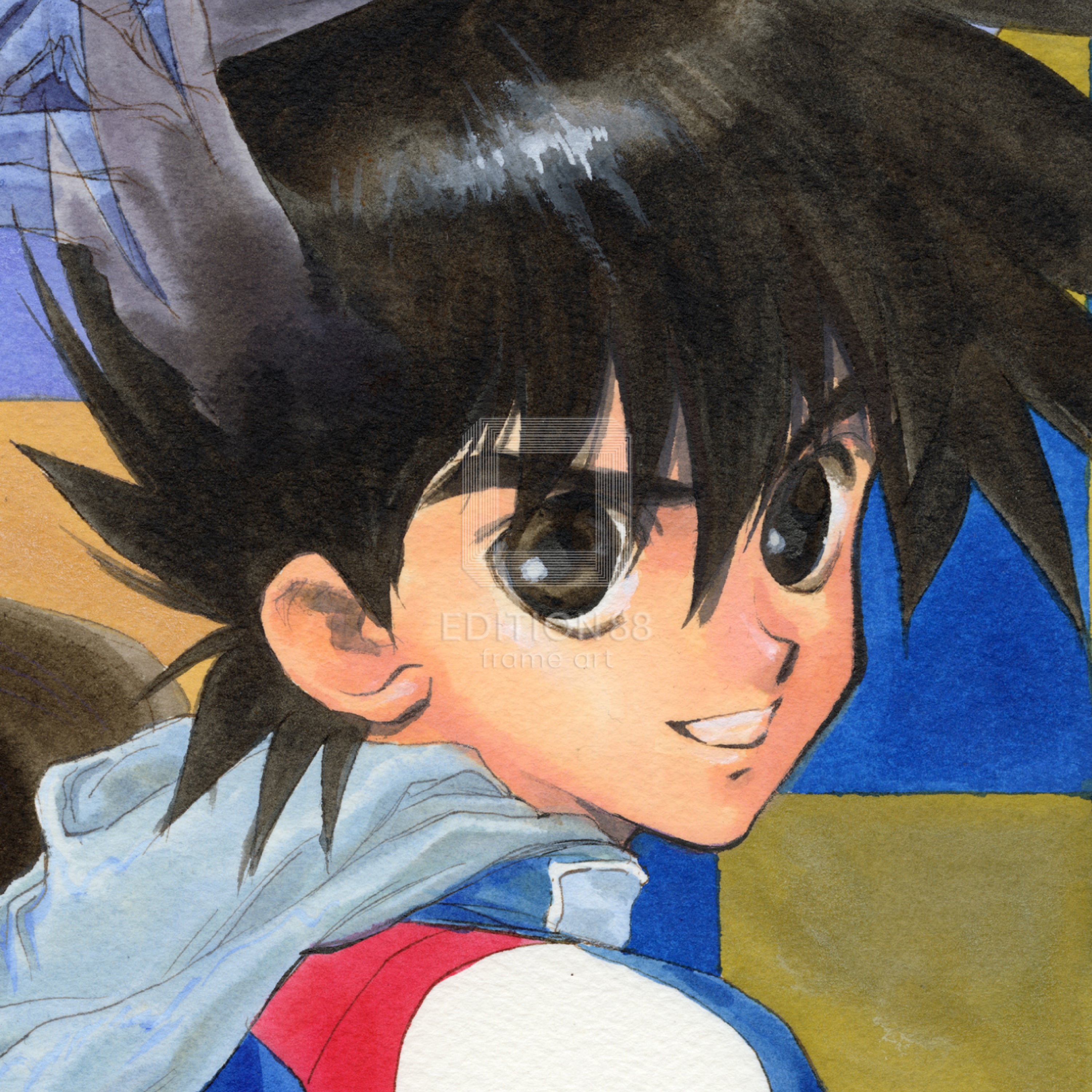 「新世紀GPXサイバーフォーミュラ」88グラフ3/いのまたむつみ(箔押しサイン入り)
