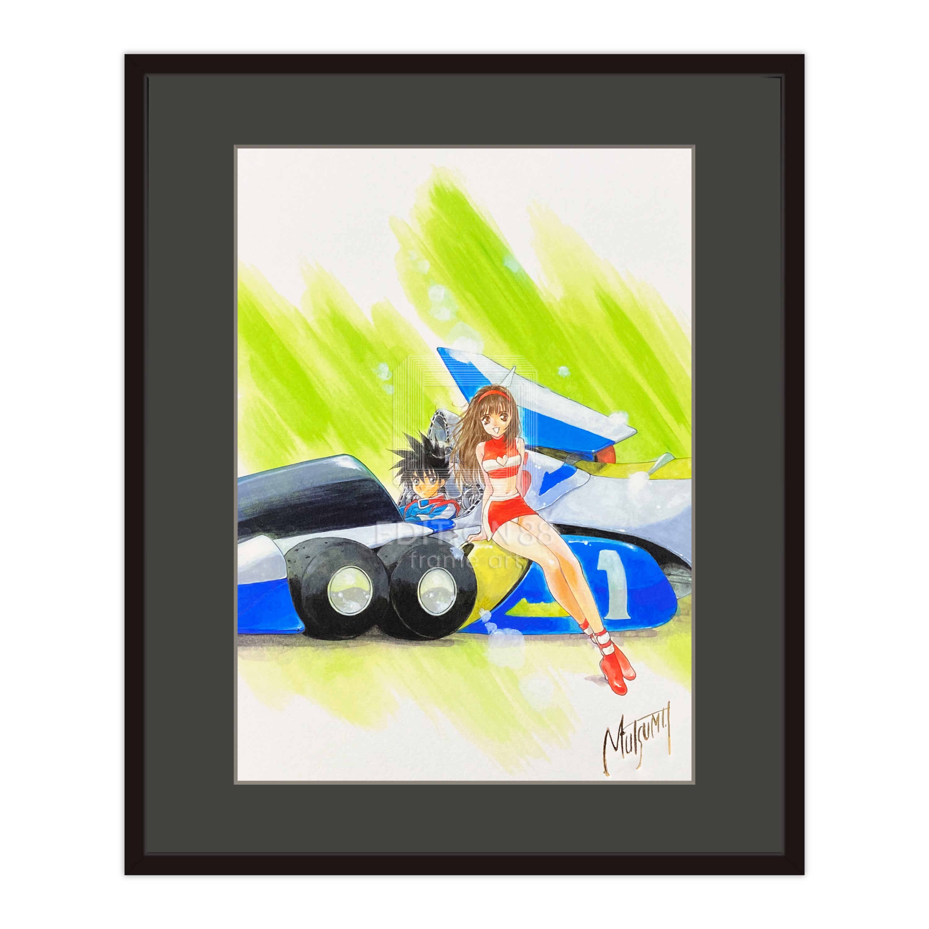 「新世紀GPXサイバーフォーミュラ」88グラフ4/いのまたむつみ(箔押しサイン入り)